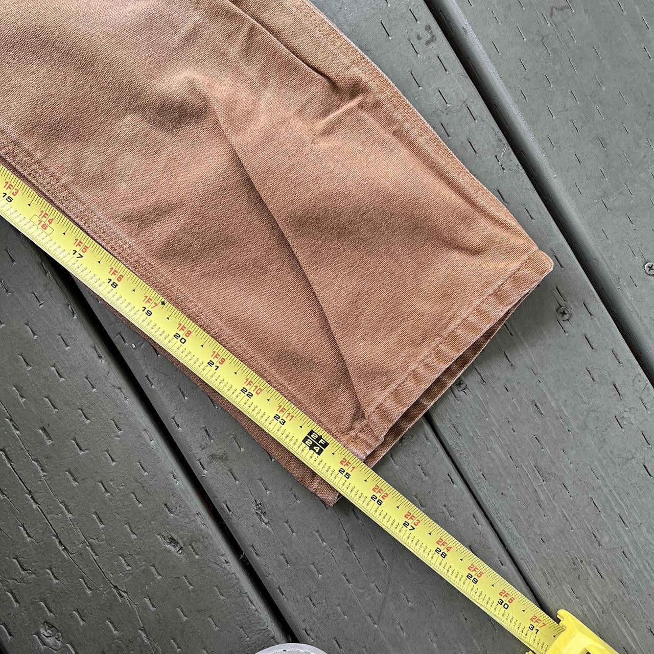 Carhartt Vintage Y2K kids carhartt brown work wear carpenter pants Size 22" - 7 Thumbnail