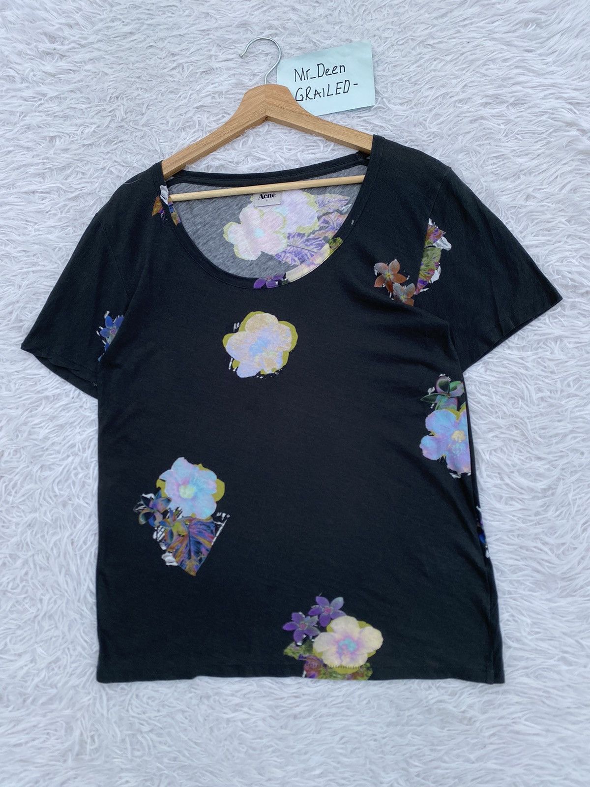 Acne Studios Rare ACNE Studios Florals Tshirt Size US S / EU 44-46 / 1 - 3 Thumbnail