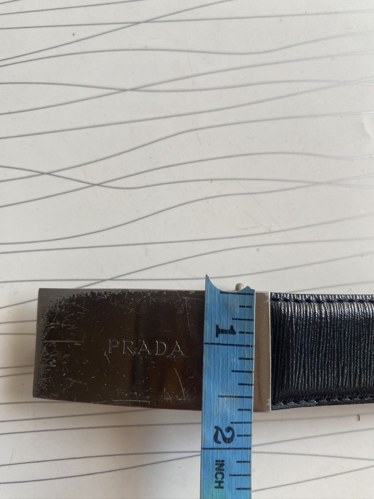 Japanese Brand Vintage Prada belt Size ONE SIZE - 2 Thumbnail