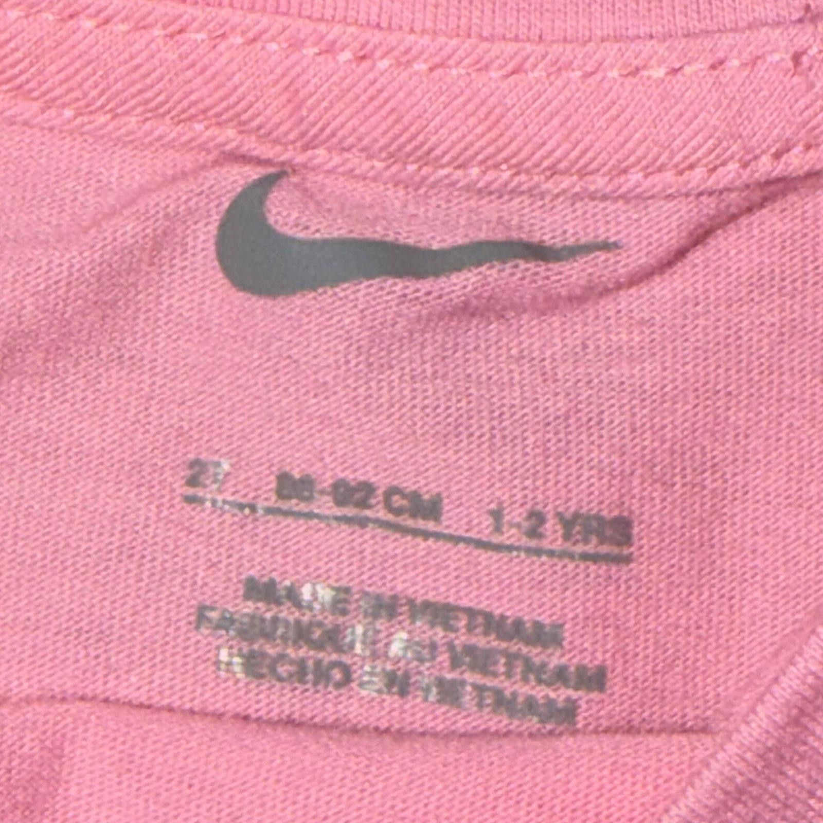 Nike Nike Kids Just Do It Pink Girls 2T T-Shirt Size ONE SIZE - 4 Thumbnail
