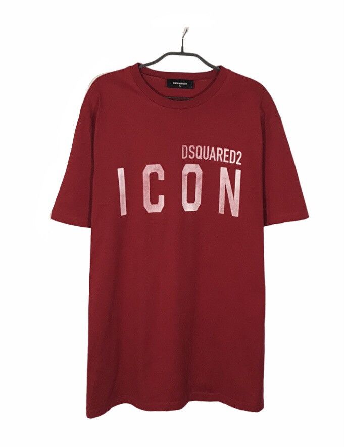 Dsquared2 Dsquared2 Icon T-Shirt Mens Sz XL Red Size US XL / EU 56 / 4 - 1 Thumbnail