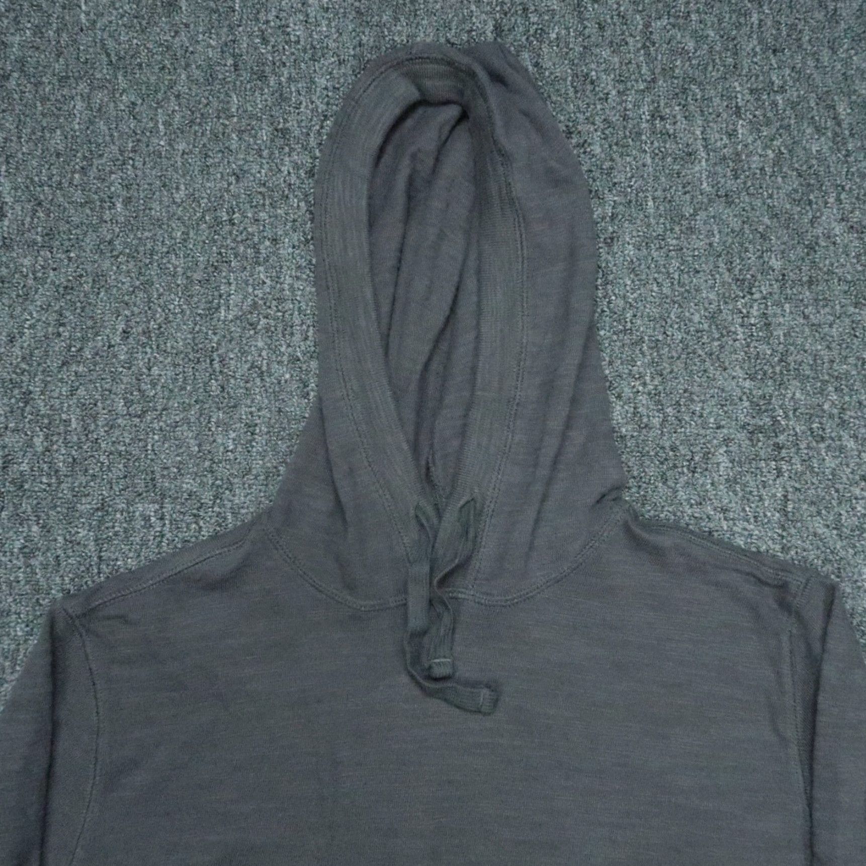 Faherty Faherty Hoodie Mens Medium Gray Sunwashed Slub Midweight Pullover Hooded Size US M / EU 48-50 / 2 - 2 Thumbnail