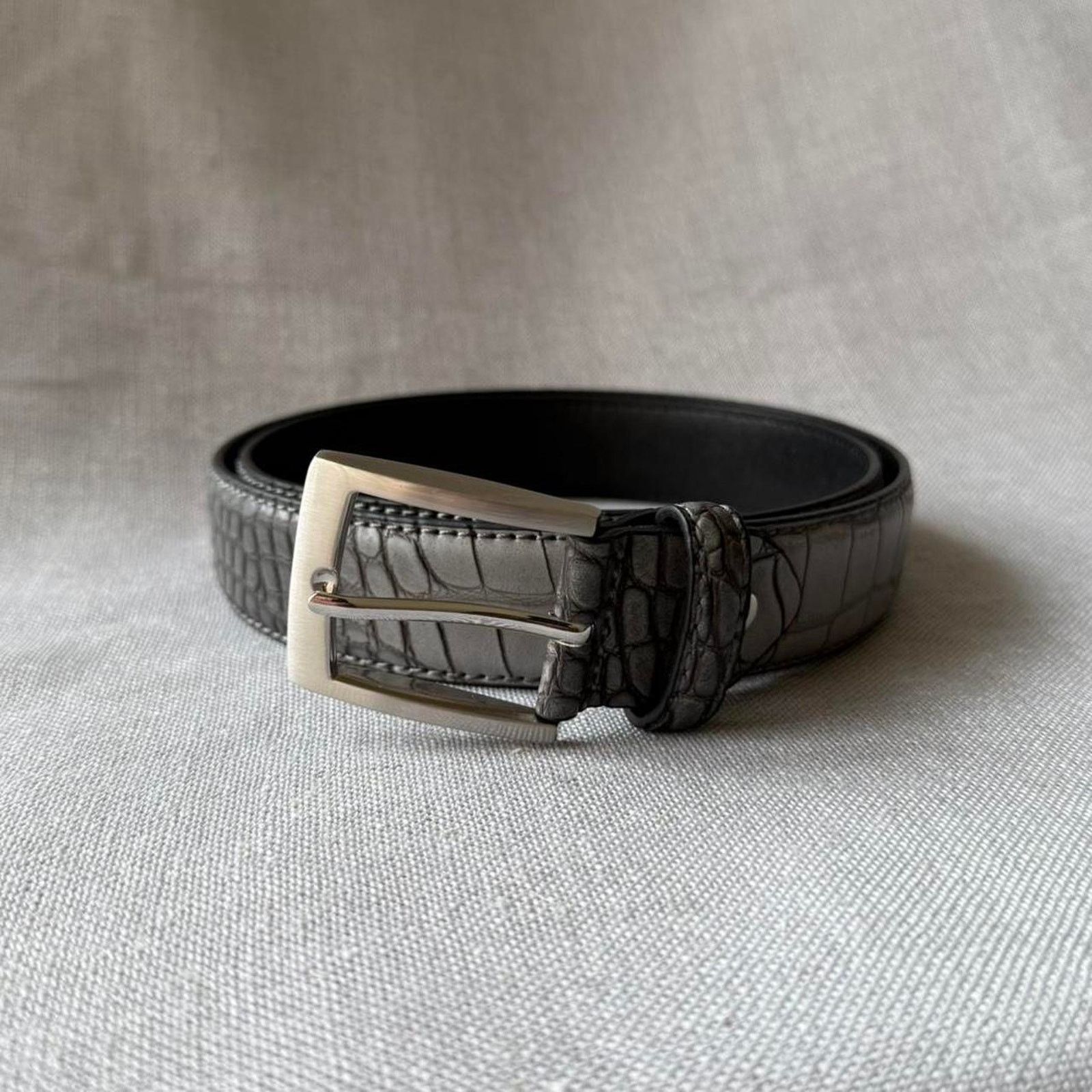 Other Grey engraved alligator pattern western WMNS2 Size ONE SIZE - 3 Thumbnail