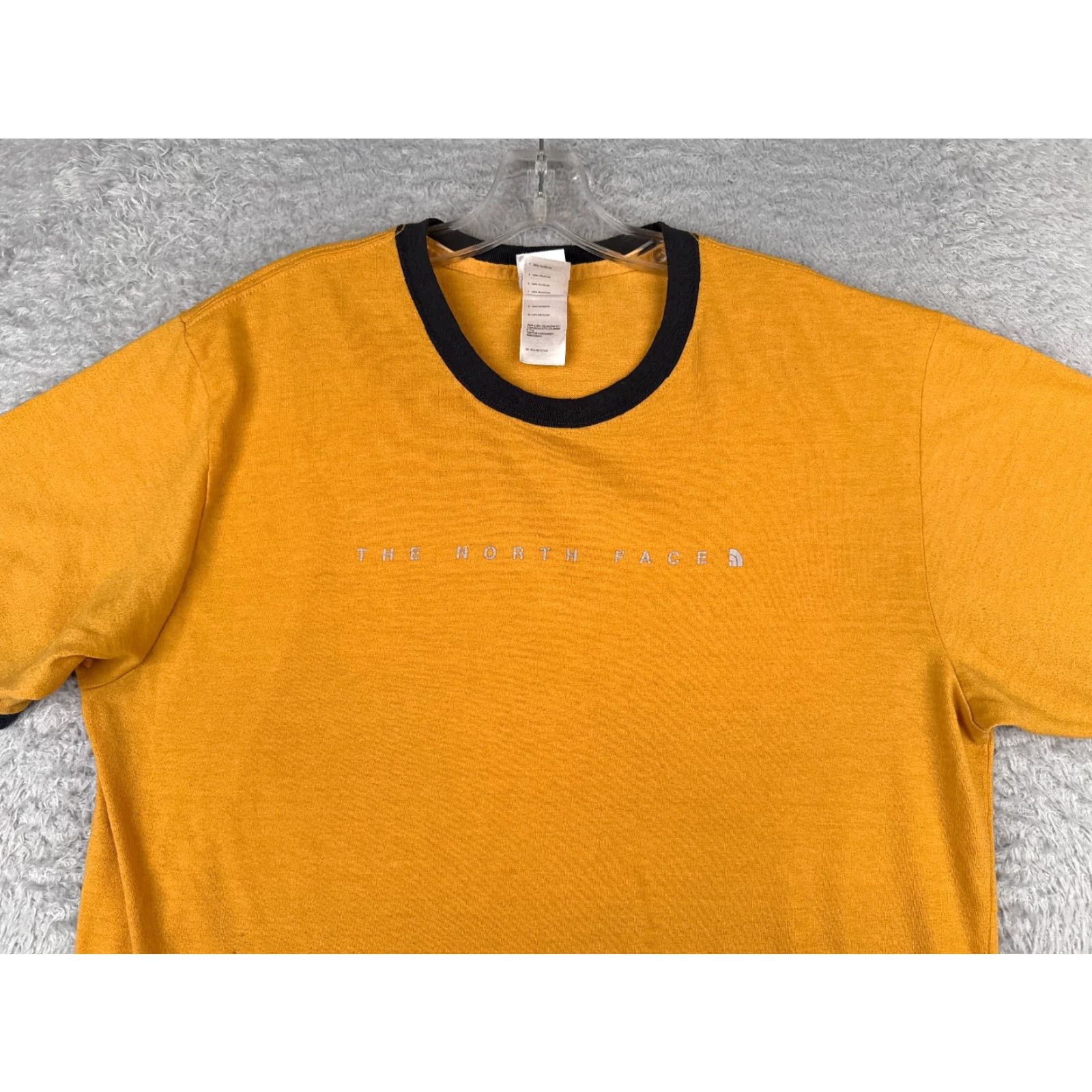 The North Face The North Face Shirt Men Large Yellow Short Sleeve Crew Vaporwick Polyester READ Size US L / EU 52-54 / 3 - 4 Thumbnail
