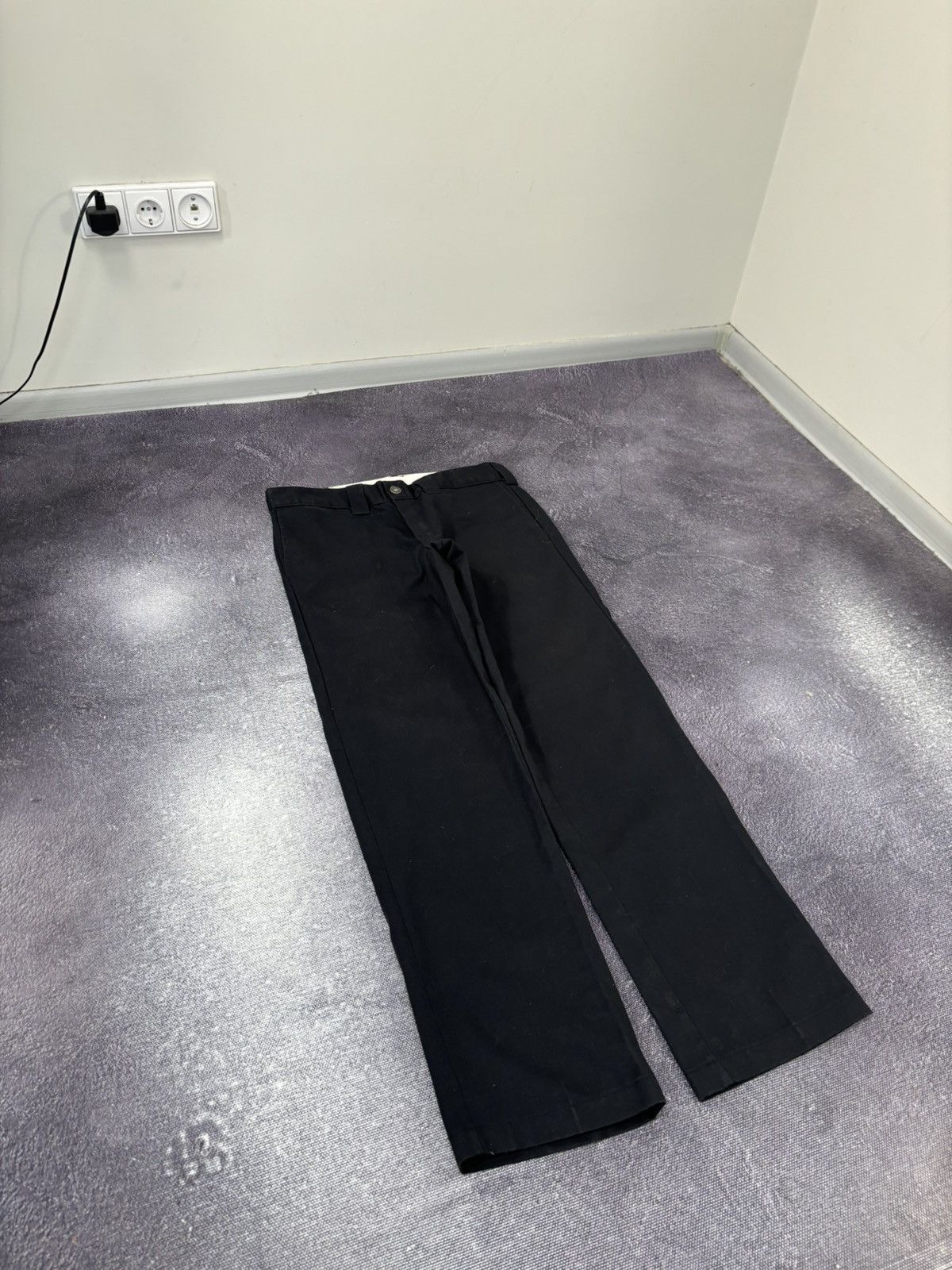 Dickies Vintage Dickies 874 Slim Straight Black Hype Skate Pants Size US 32 / EU 48 - 10 Thumbnail