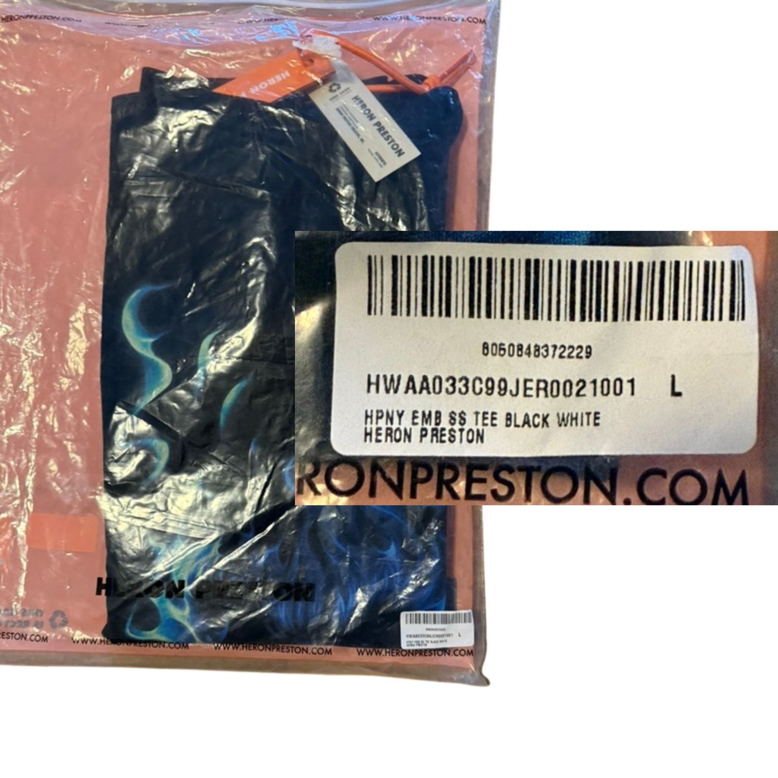 Heron Preston Heron Preston Skull Flames Jersone Long Sleeve Tee Large Size US L / EU 52-54 / 3 - 3 Thumbnail