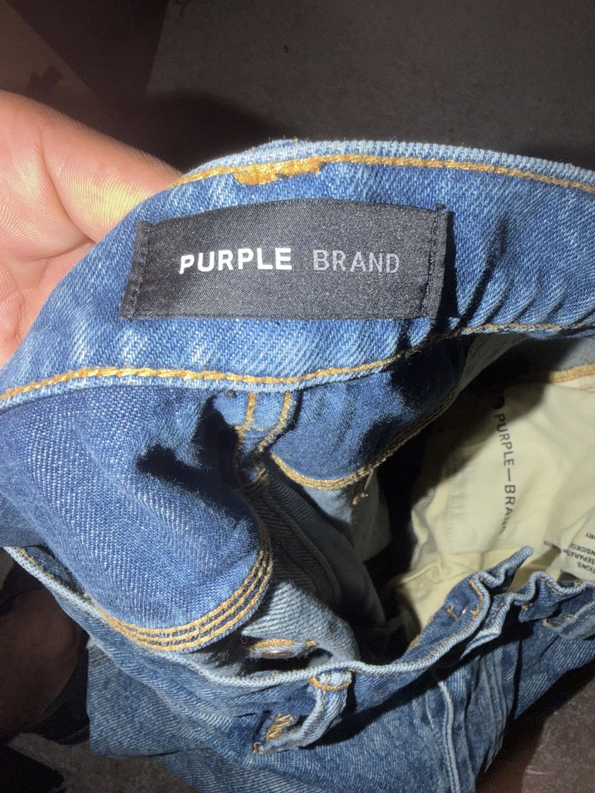 Purple Denim purple blue jeans Size US 34 / EU 50 - 2 Thumbnail