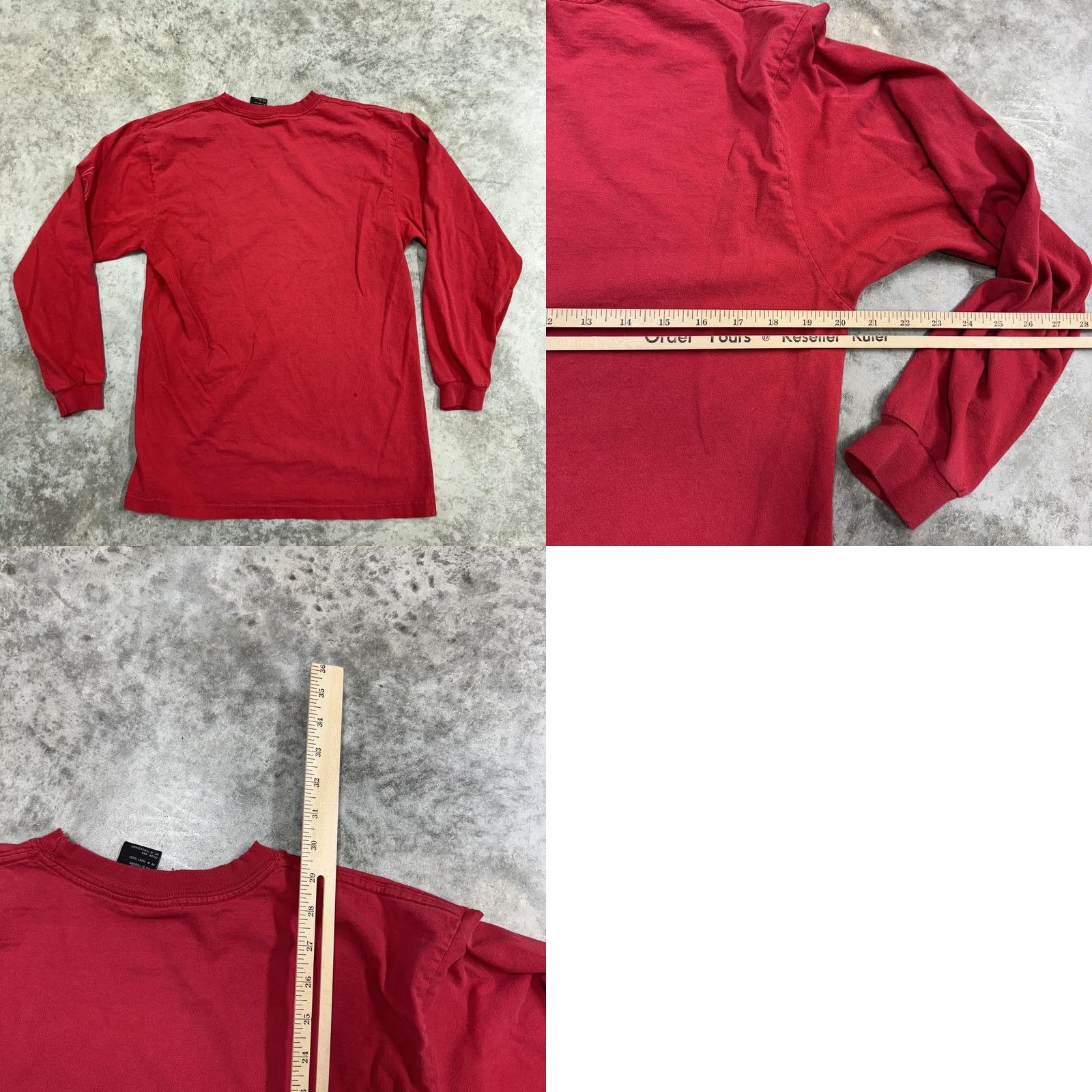Starter Starter Shirt Mens Medium Red Long Sleeve Graphic Print Vintage Style -Crew Neck- Regular Fit Size US M / EU 48-50 / 2 - 8 Thumbnail