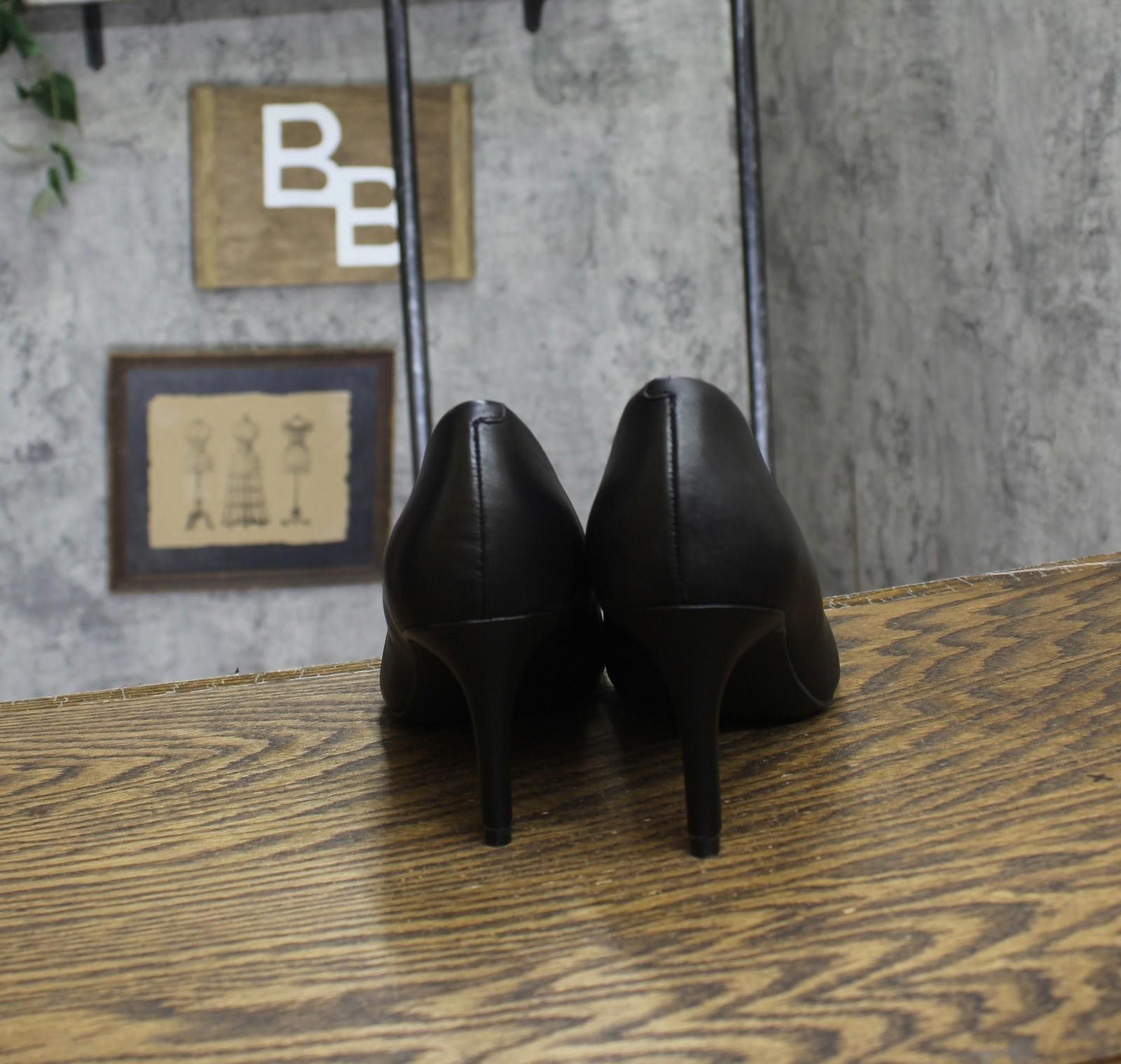 Other On 34th Jeules Slip On Pumps 10018690100 Black Leather 10m Size US 10 / IT 40 - 4 Thumbnail