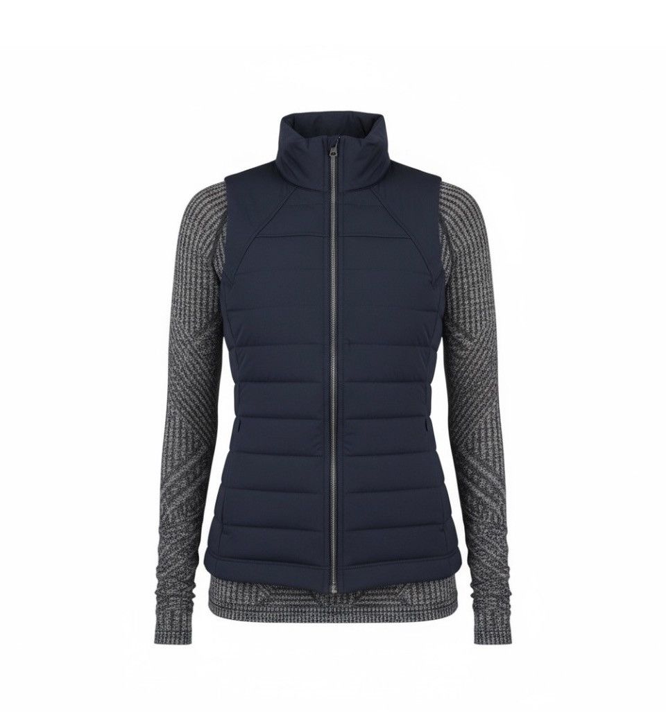 Lululemon Lululemon fluffed up Navy Puffer Vest size 6 Size M / US 6-8 / IT 42-44 - 1 Thumbnail