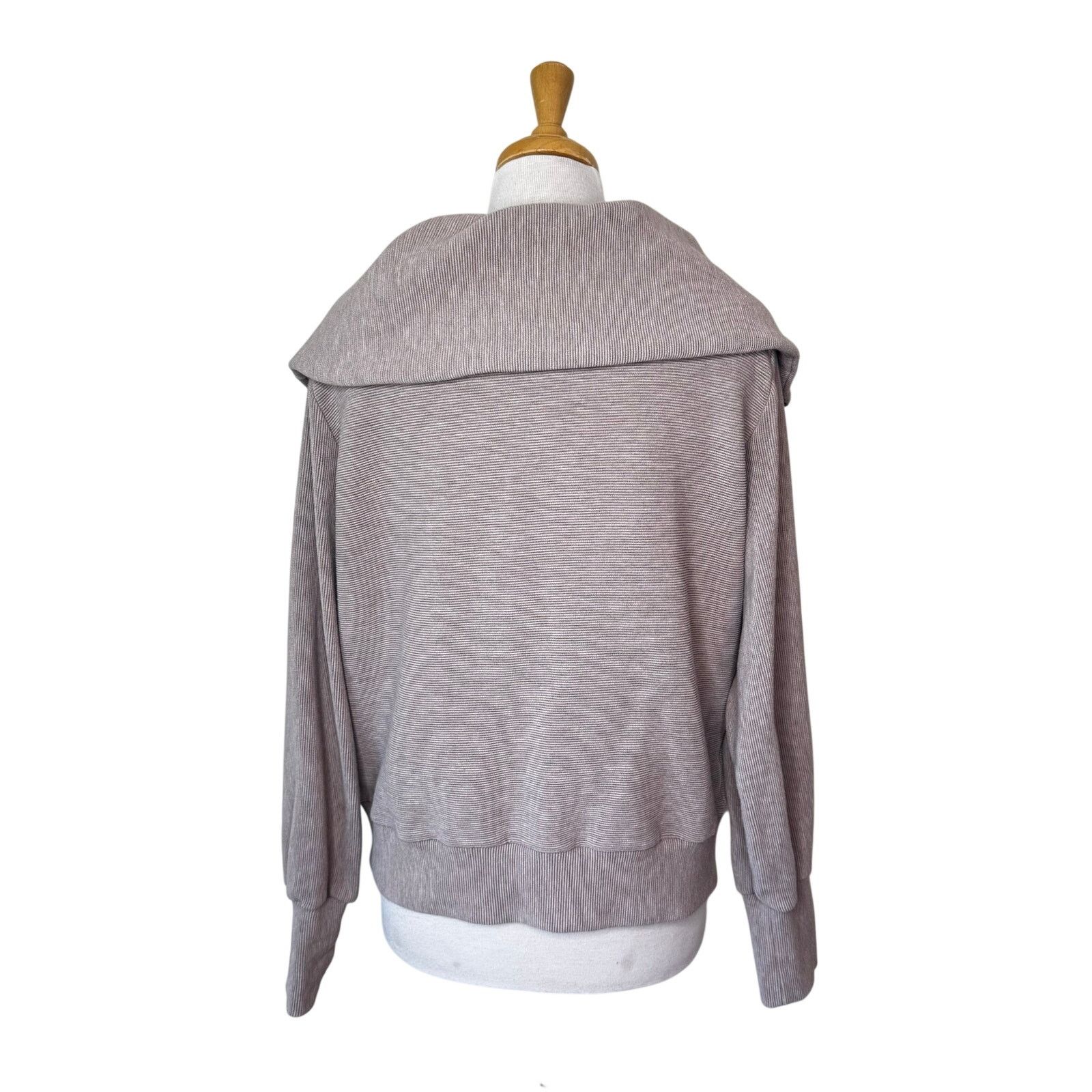 Varley VARLEY Vine Half-Zip Pullover Taupe Marl Ottomon VAR00485 Size S / US 4 / IT 40 - 3 Thumbnail