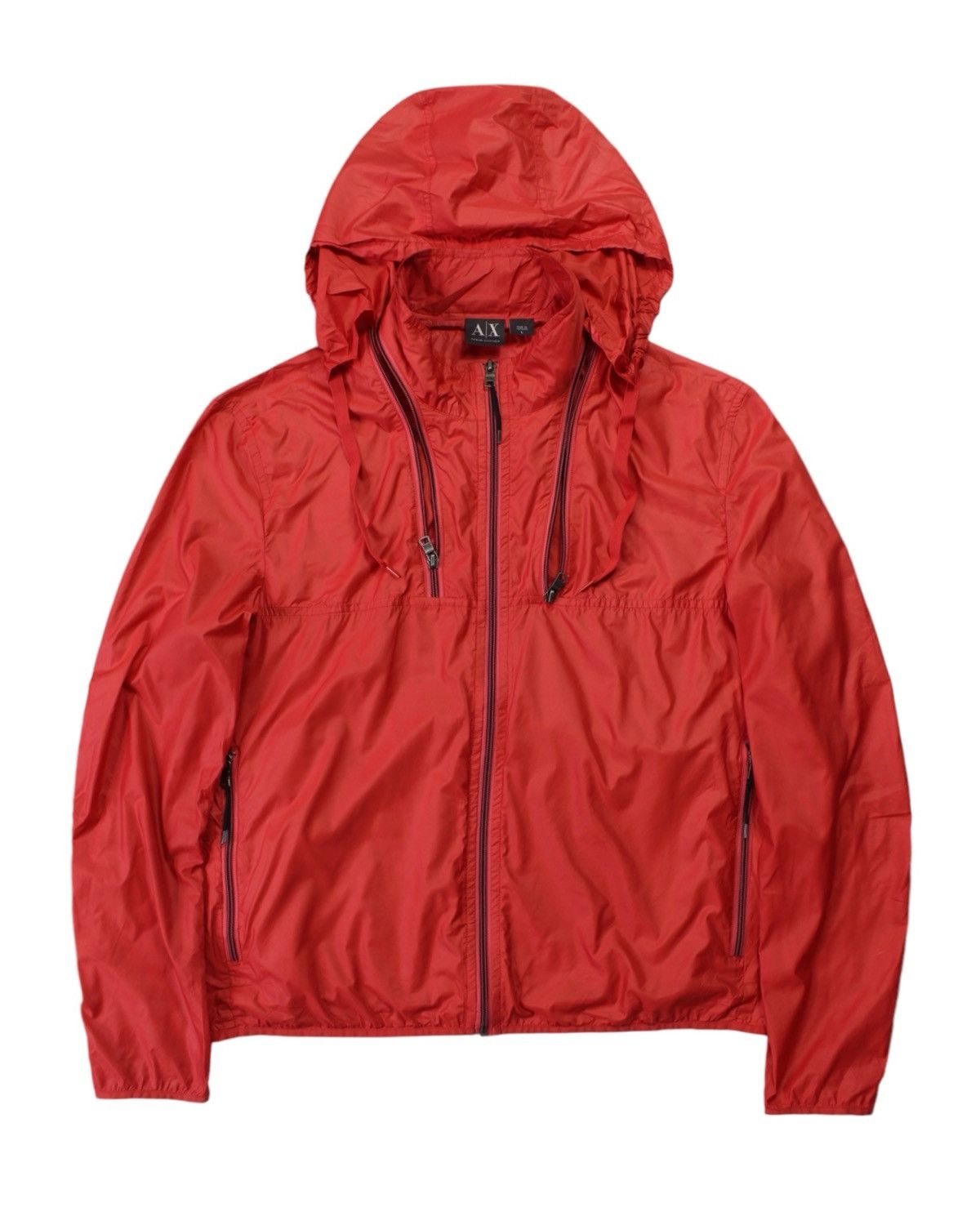 Armani 2000S ARMANI EXCHANGE NYLON HIDDEN HOOD JACKET Size US L / EU 52-54 / 3 - 1 Thumbnail