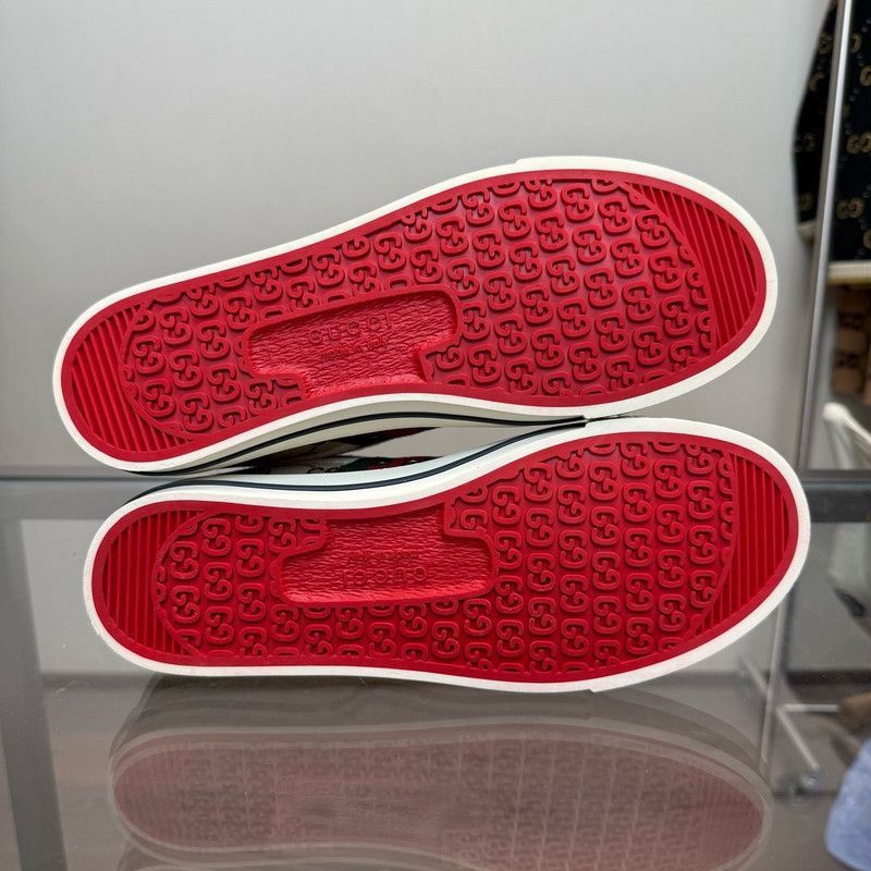 Gucci Gucci Tennis 1977 High Top Canvas Sneakers - Size US 7.5 / EU 40-41 - 4 Thumbnail