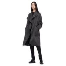 Jil Sander × Uniqlo Jil Sander X Japanese Brand Wool Blend Collarless Coat Size L / US 10 / IT 46 - 2 Thumbnail