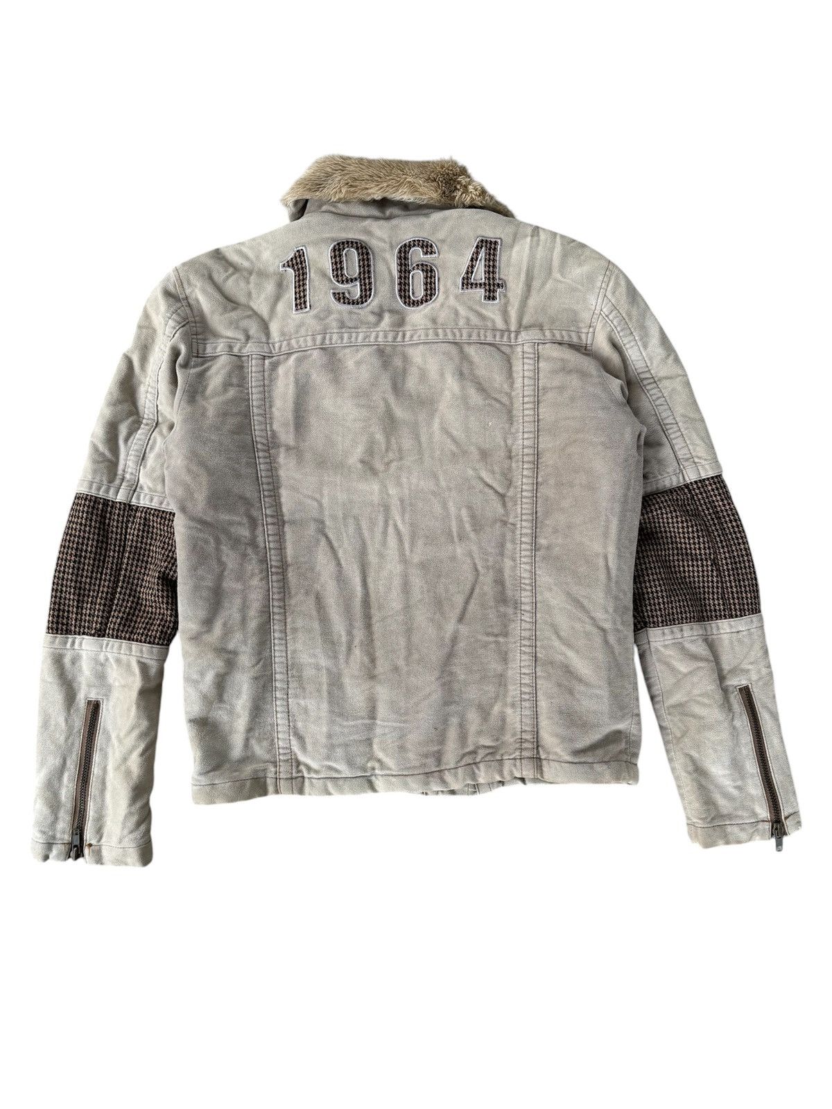 Japanese Brand CRASH JEANS SUEDE SHEEPSKIN JACKET Size US L / EU 52-54 / 3 - 4 Thumbnail