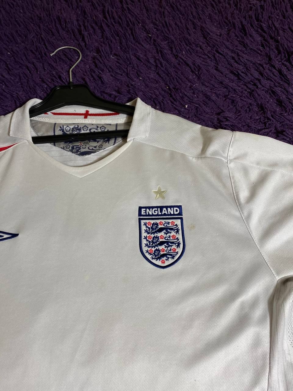 Umbro × Vintage Vintage Umbro England Soccer Jersey Polo T Shirt Size US XXL / EU 58 / 5 - 22 Thumbnail