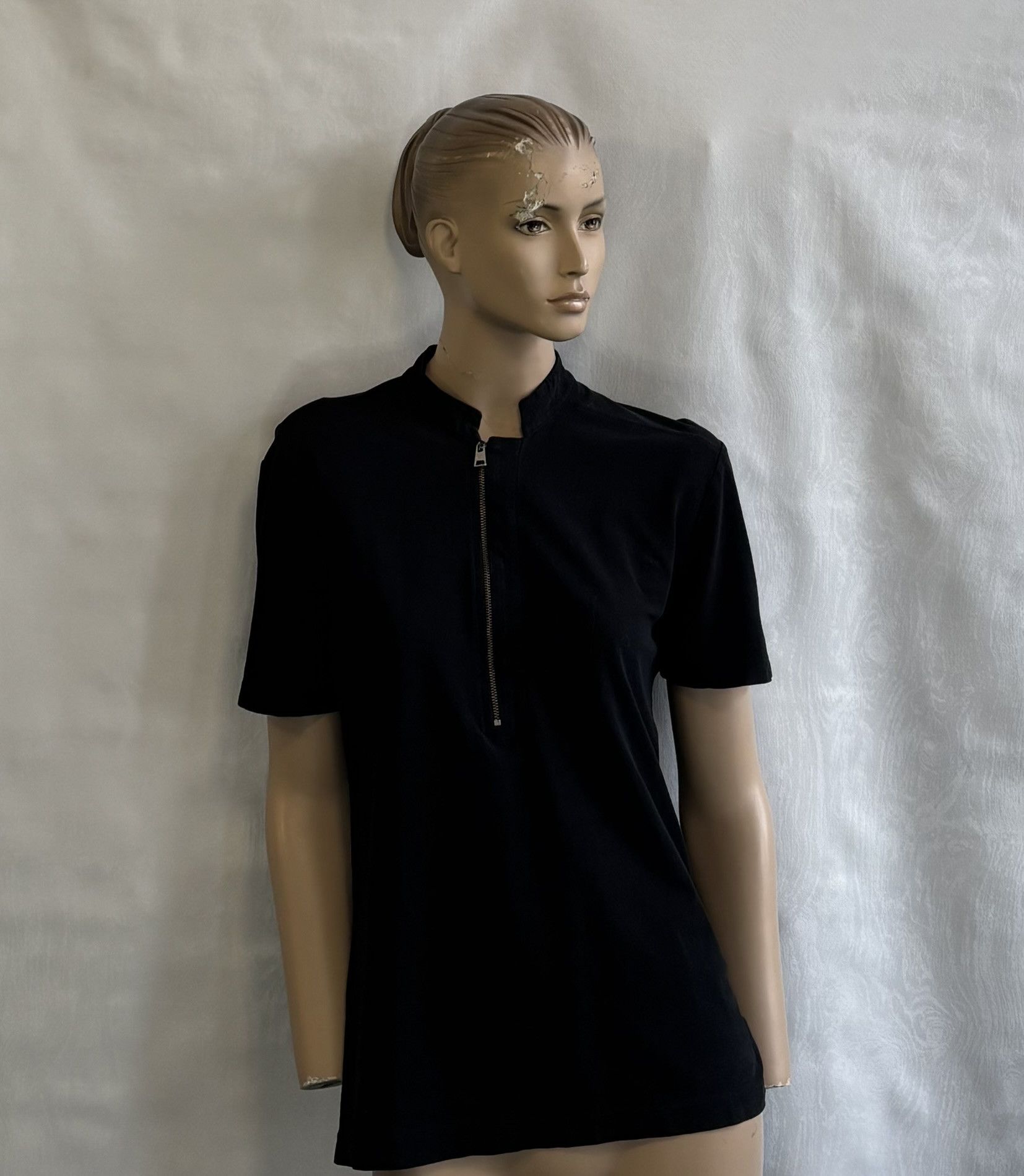 Versace Versace Collection Black T-Shirt 1/4 zip size. L Size L / US 10 / IT 46 - 1 Thumbnail