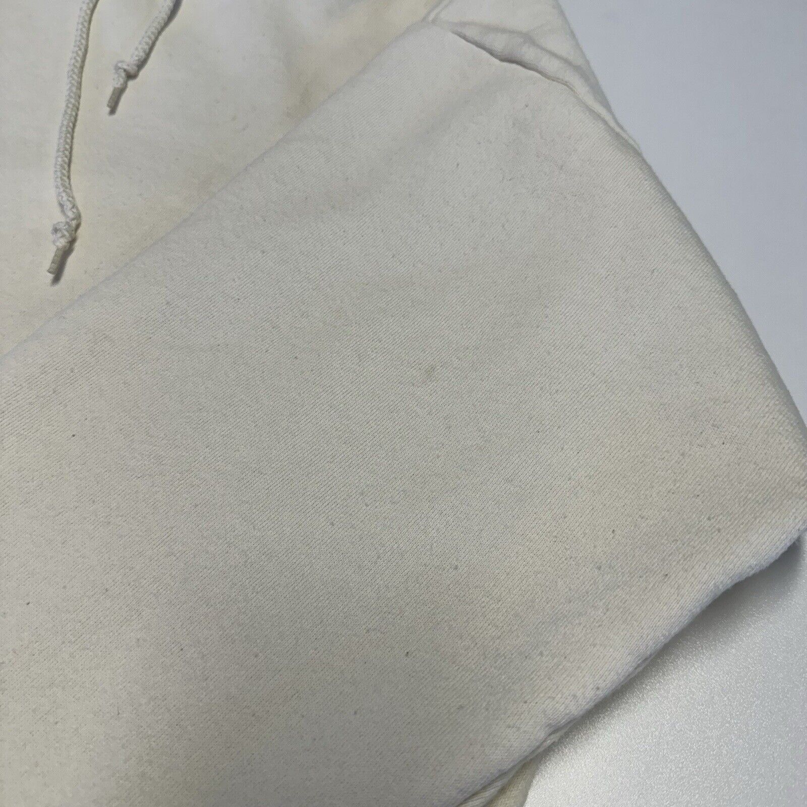 Vintage Vintage Cream White Blank Hoodie Sweatshirt Adult Medium USA Size US M / EU 48-50 / 2 - 7 Thumbnail