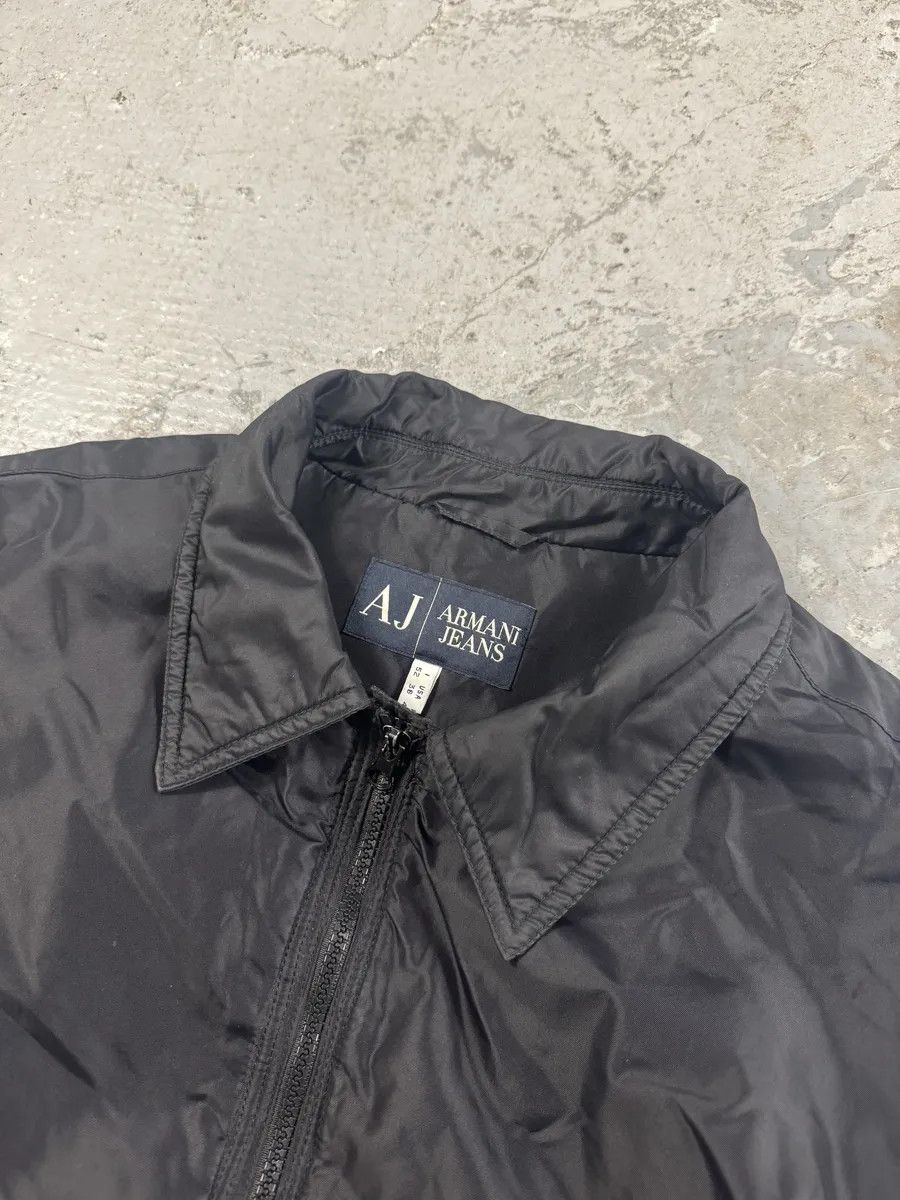 Armani 2000s Armani Black Nylon Bomber Jacket Size US L / EU 52-54 / 3 - 8 Thumbnail