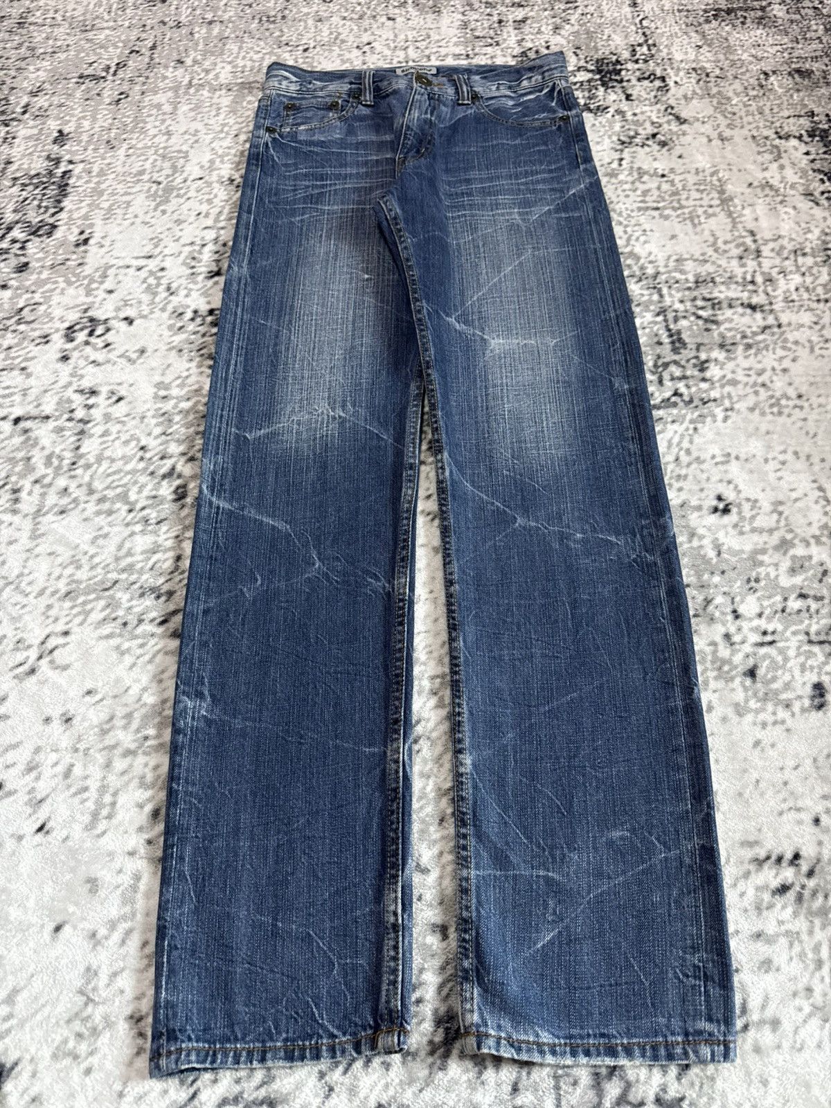 Japanese Brand Japanese Brand Sirmione Embroidery Goth Wings Y2K Jeans Size 29" - 7 Thumbnail