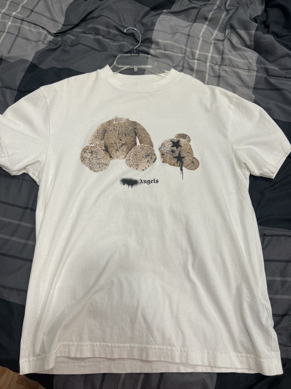 Palm Angels Palm Angels Spray Bear Shirt Size US M / EU 48-50 / 2 - 1 Thumbnail