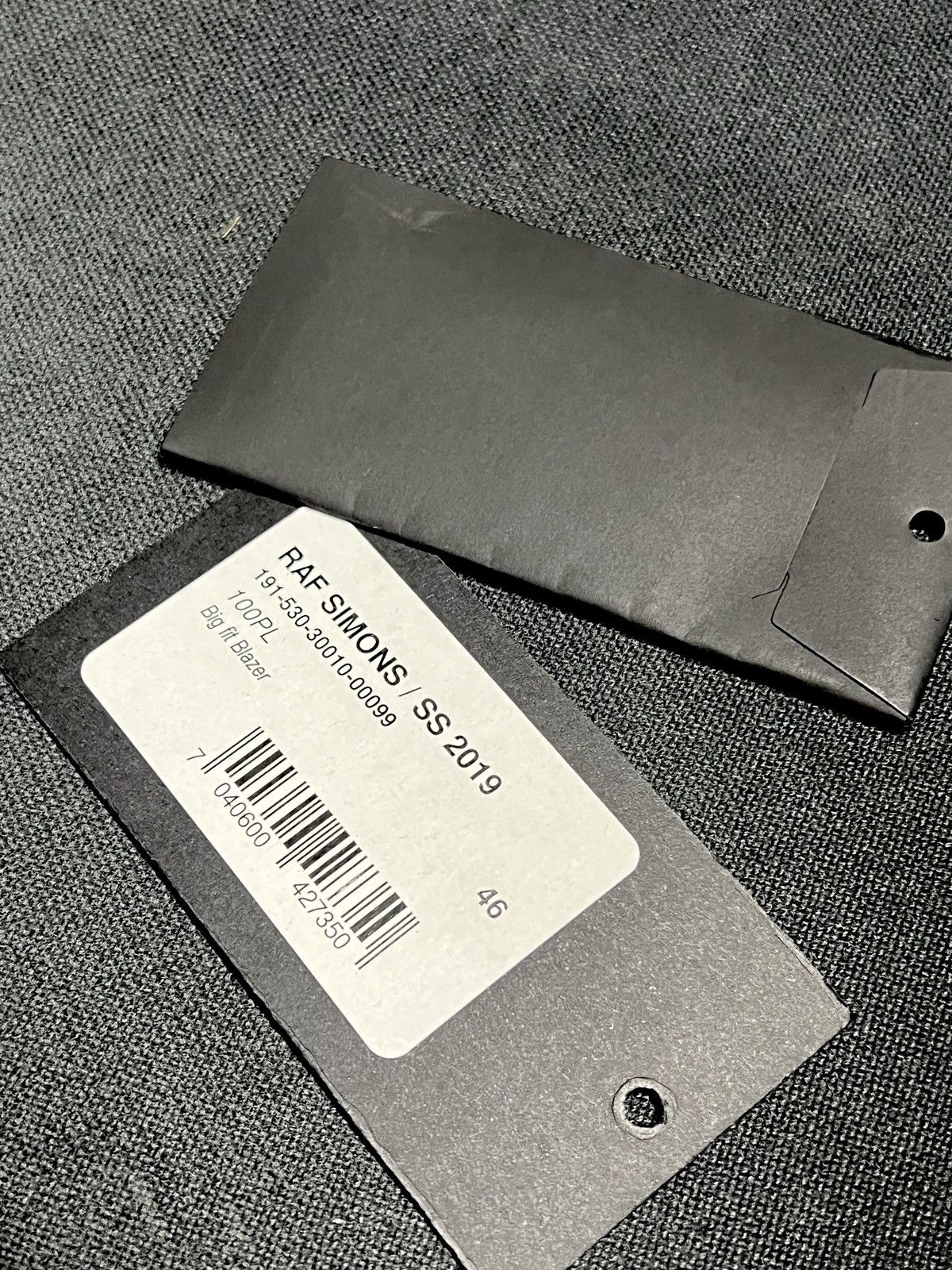 Raf Simons OVERSIZED SATIN BLAZER Size 46S - 12 Thumbnail