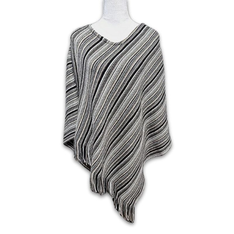 Other OSFM Poncho V-Neck Batwing Sleeves Multicolor Women's OS Size ONE SIZE - 1 Thumbnail