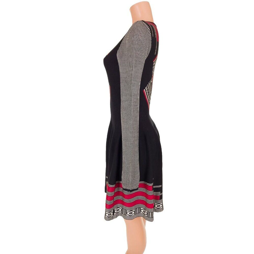 Etro Etro Jacquard Knit Dress Size 44 US 6 Black Multi $925 Size M / US 6-8 / IT 42-44 - 6 Thumbnail