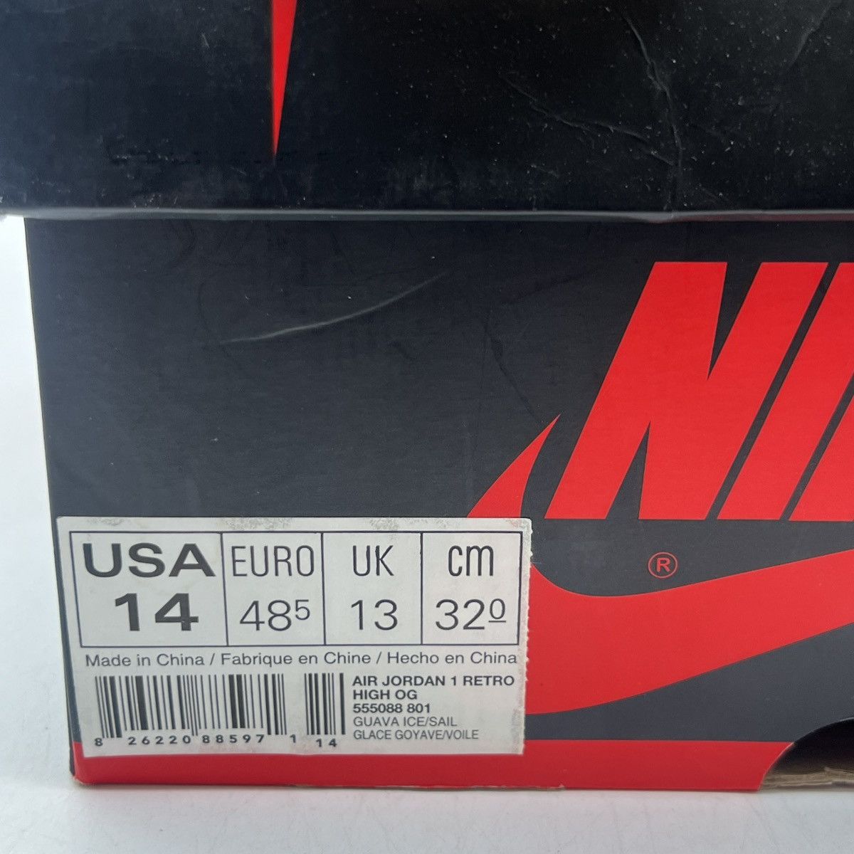 Nike Air Jordan 1 high guava ice Size US 14 / EU 47 - 6 Thumbnail