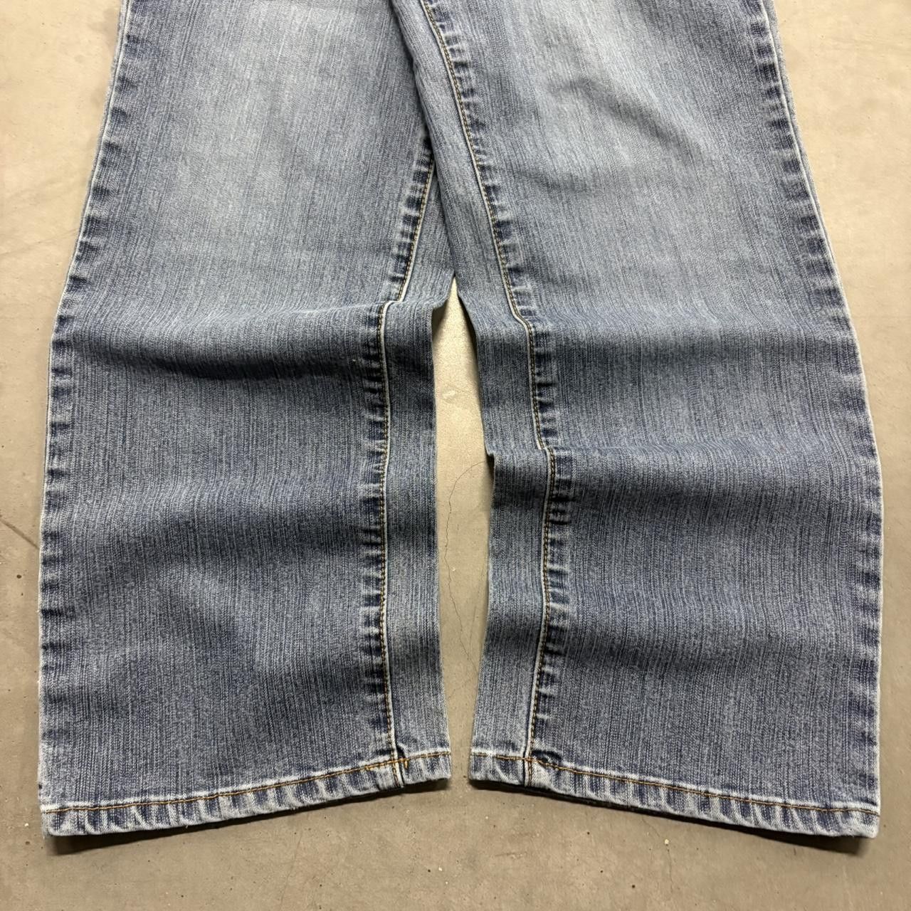 Vintage Crazy Vintage Y2K/2000s Baggy L.A Blues Grunge Medium Blue Wash Denim Jeans! Size US 28 / EU 44 - 3 Thumbnail