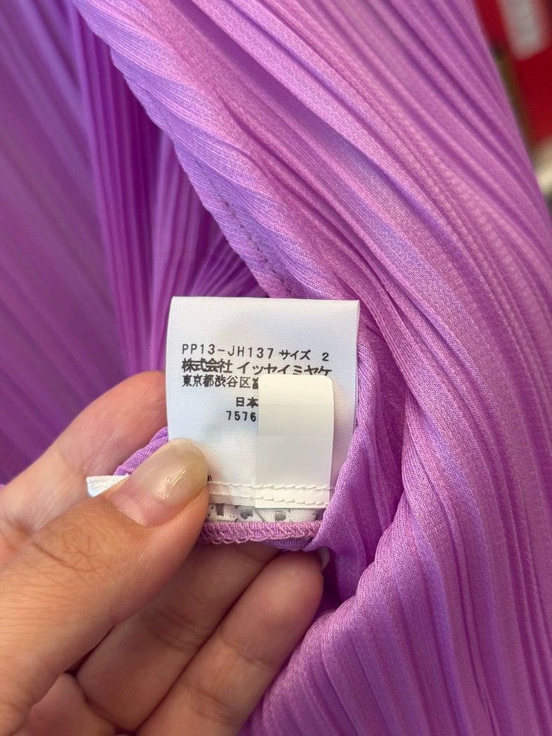 Issey Miyake Issey Miyake size:2 Pinkish-purple pleated dress Size S / US 4 / IT 40 - 4 Thumbnail