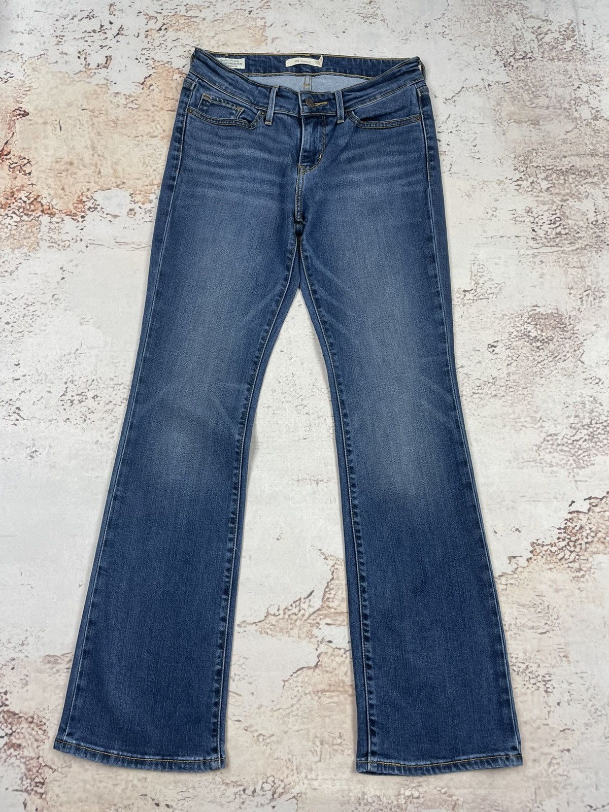 Levi's Levi’s (Women’s) 715 Bootcut Jeans W26 L28 Slim Navy Blue Size 26" / US 2 / IT 38 - 2 Thumbnail