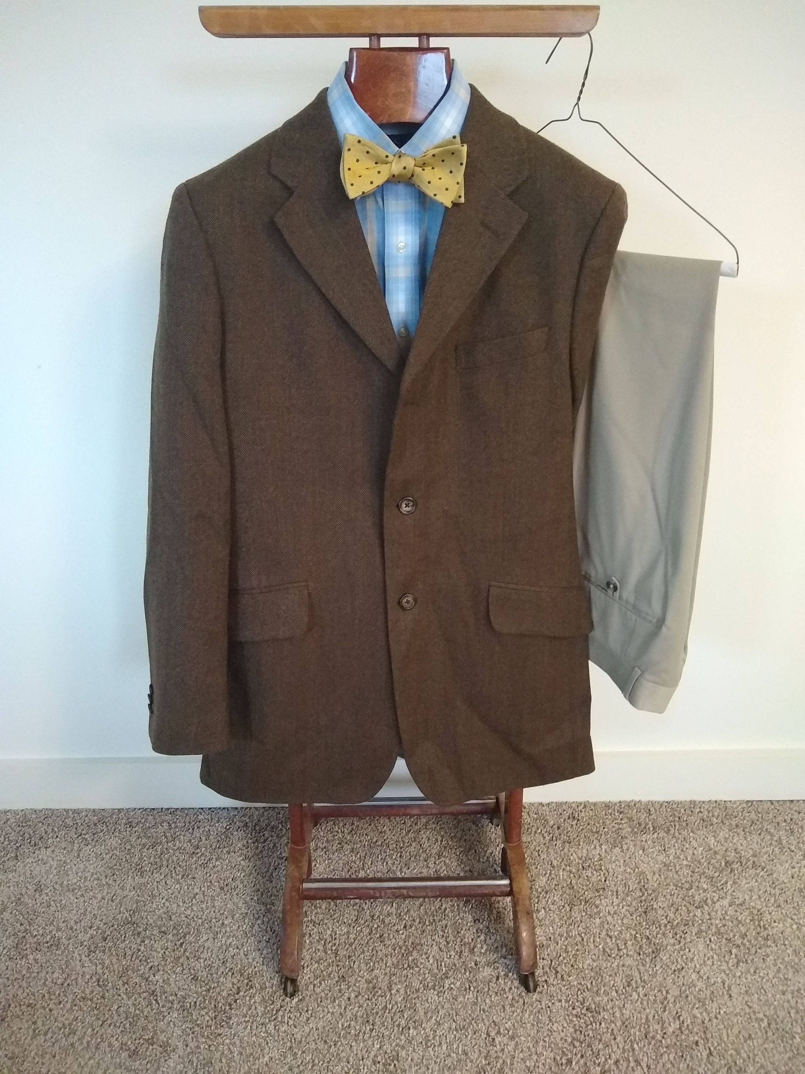 Banana Republic Tweed Blazer & Pants Size 42R - 1 Thumbnail