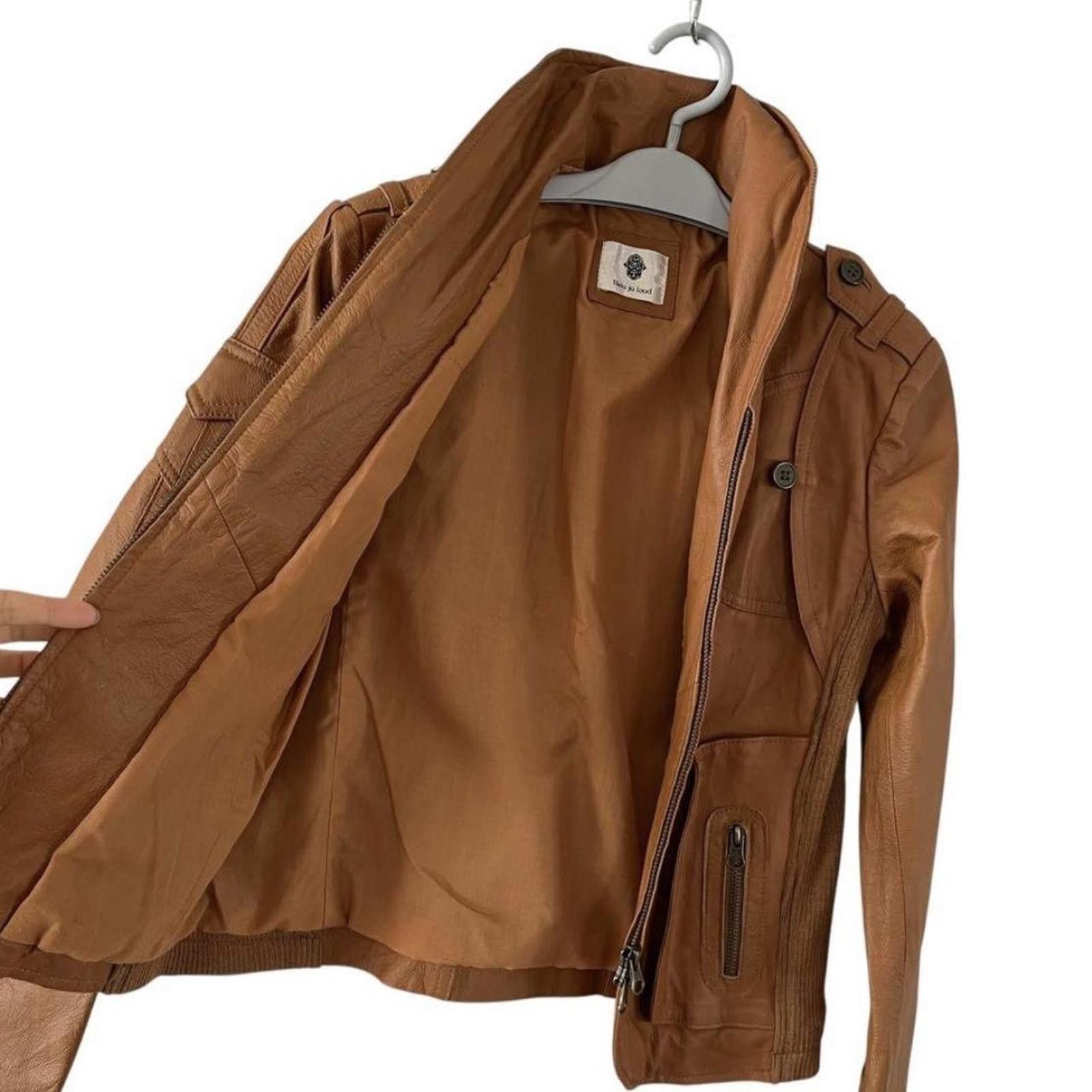 Other Real leather stand collar futuristic jacket Size XS / US 0-2 / IT 36-38 - 3 Thumbnail