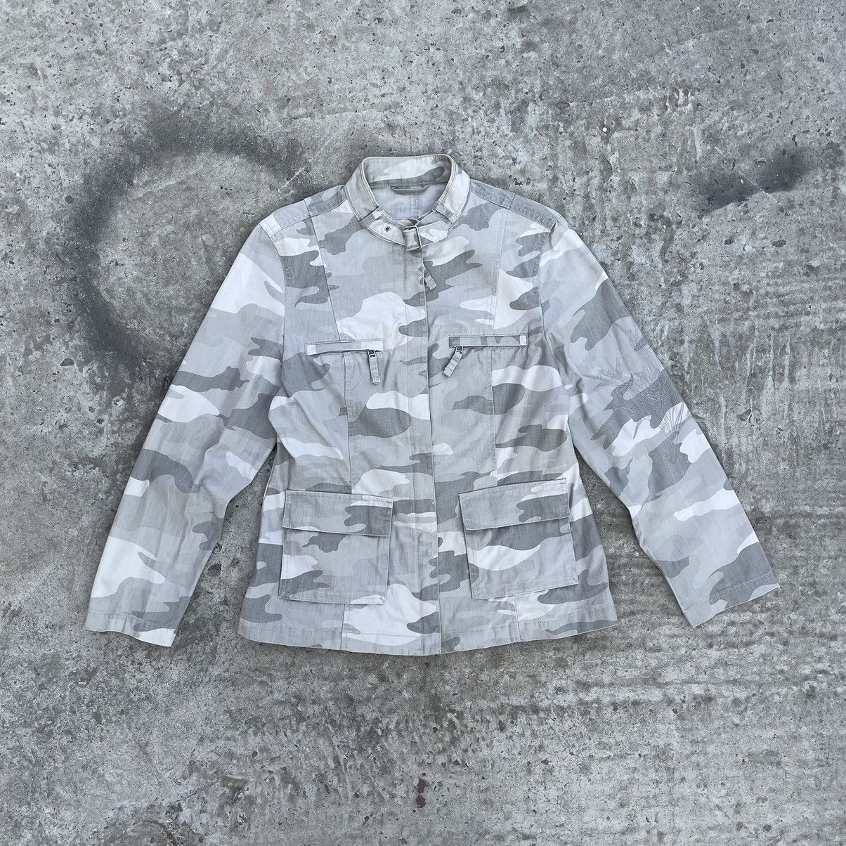 Japanese Brand Vintage Camo Japanese Style Light Jacket Y2K Style USA Size S / US 4 / IT 40 - 1 Thumbnail