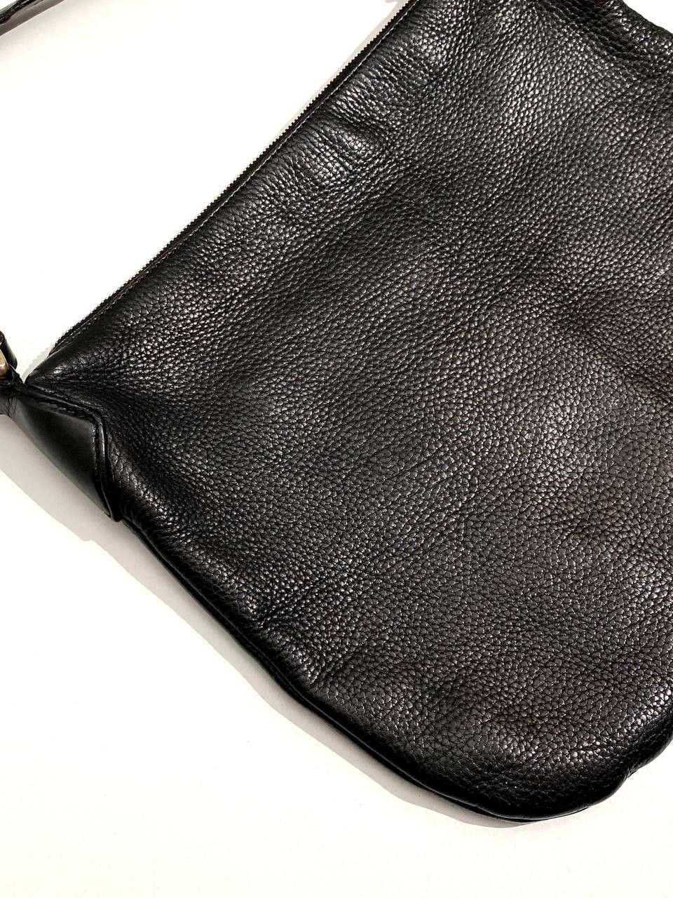 Jil Sander Jil Sander Black Logo Lamb Leather Hand Shoulder Bag Size ONE SIZE - 6 Thumbnail
