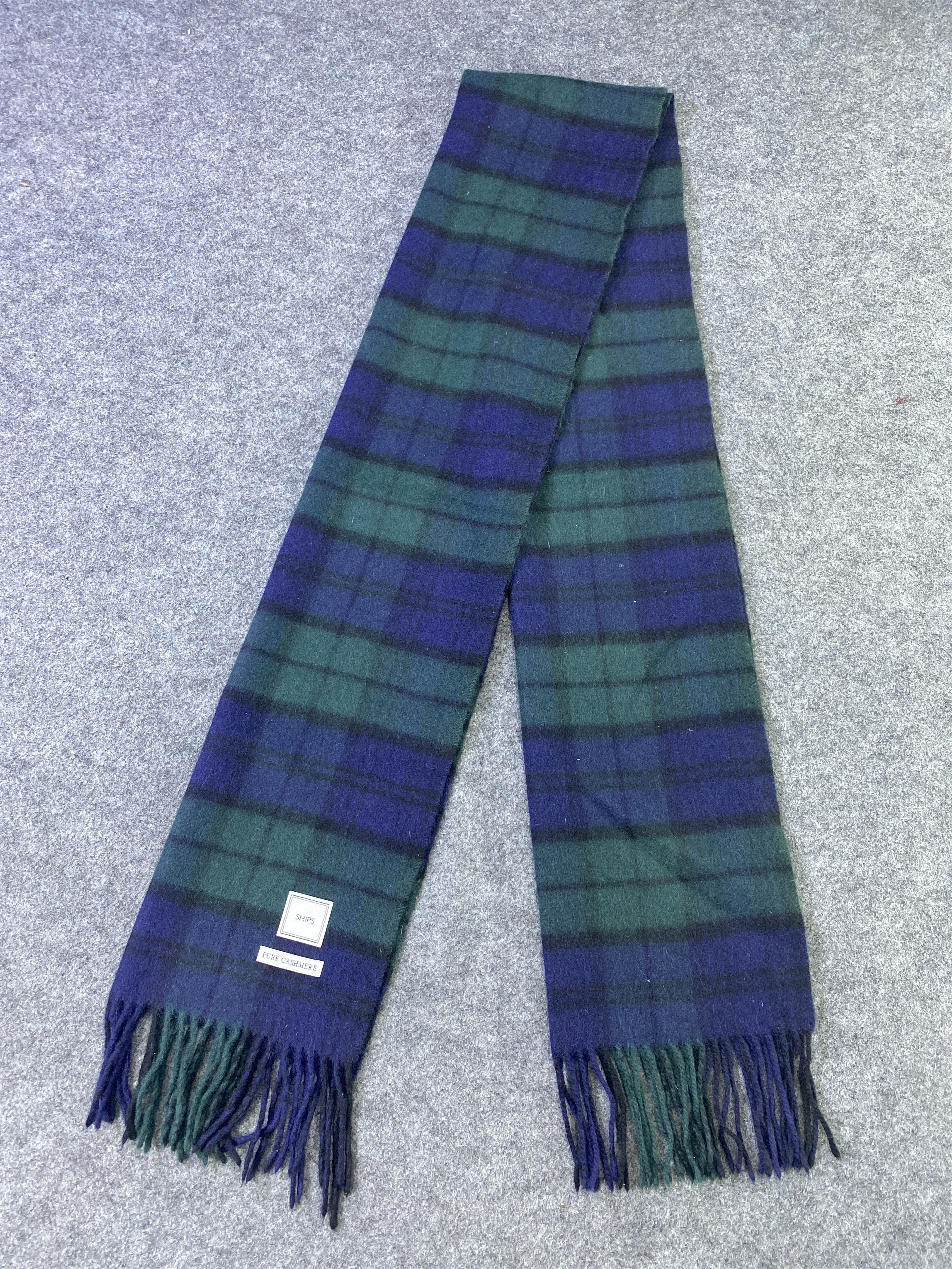 SHIPS SHIPS PURE CASHMERE Scarf / Muffler / Neckwear -T845 Size ONE SIZE - 4 Thumbnail