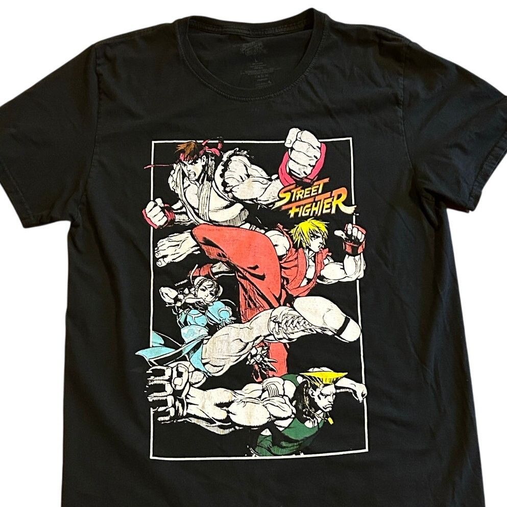 Street Fighter Street Fighter Capcom Graphic Tee Black Size L Gamer Shirt Size US L / EU 52-54 / 3 - 1 Thumbnail