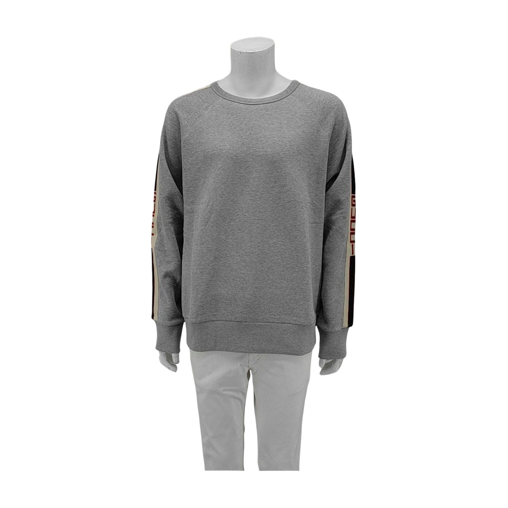 Gucci Gucci Logo Tape Cotton Sweatshirt Size XL Size US XL / EU 56 / 4 - 1 Thumbnail