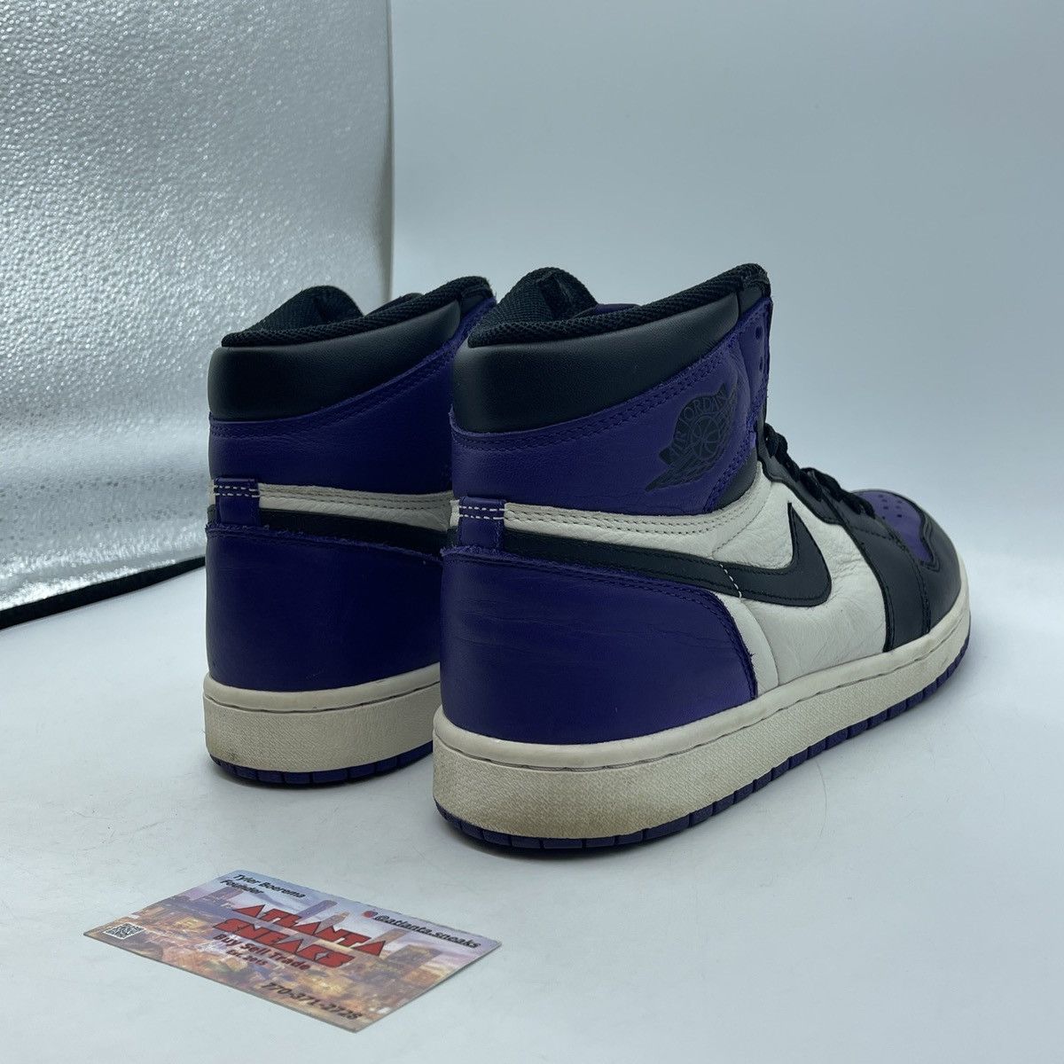 Jordan Brand Air Jordan 1 high court purple Size US 8.5 / EU 41-42 - 5 Thumbnail