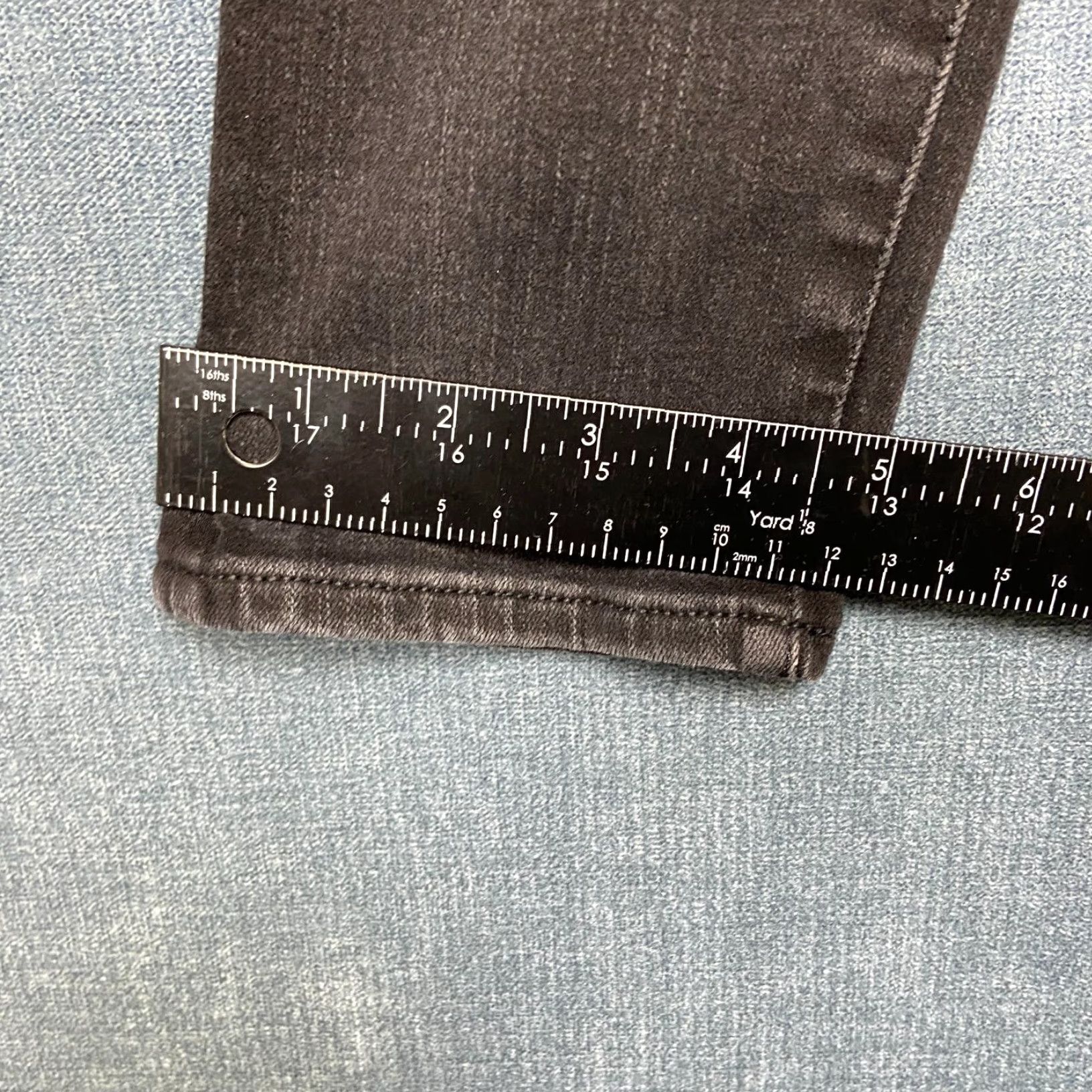 American Eagle Outfitters VINTAGE American Eagle Outfitters Jeans Womens 14 31x29.5 Black Denim High Rise Skinny Leg Size 36" / US 14 / IT 50 - 6 Thumbnail