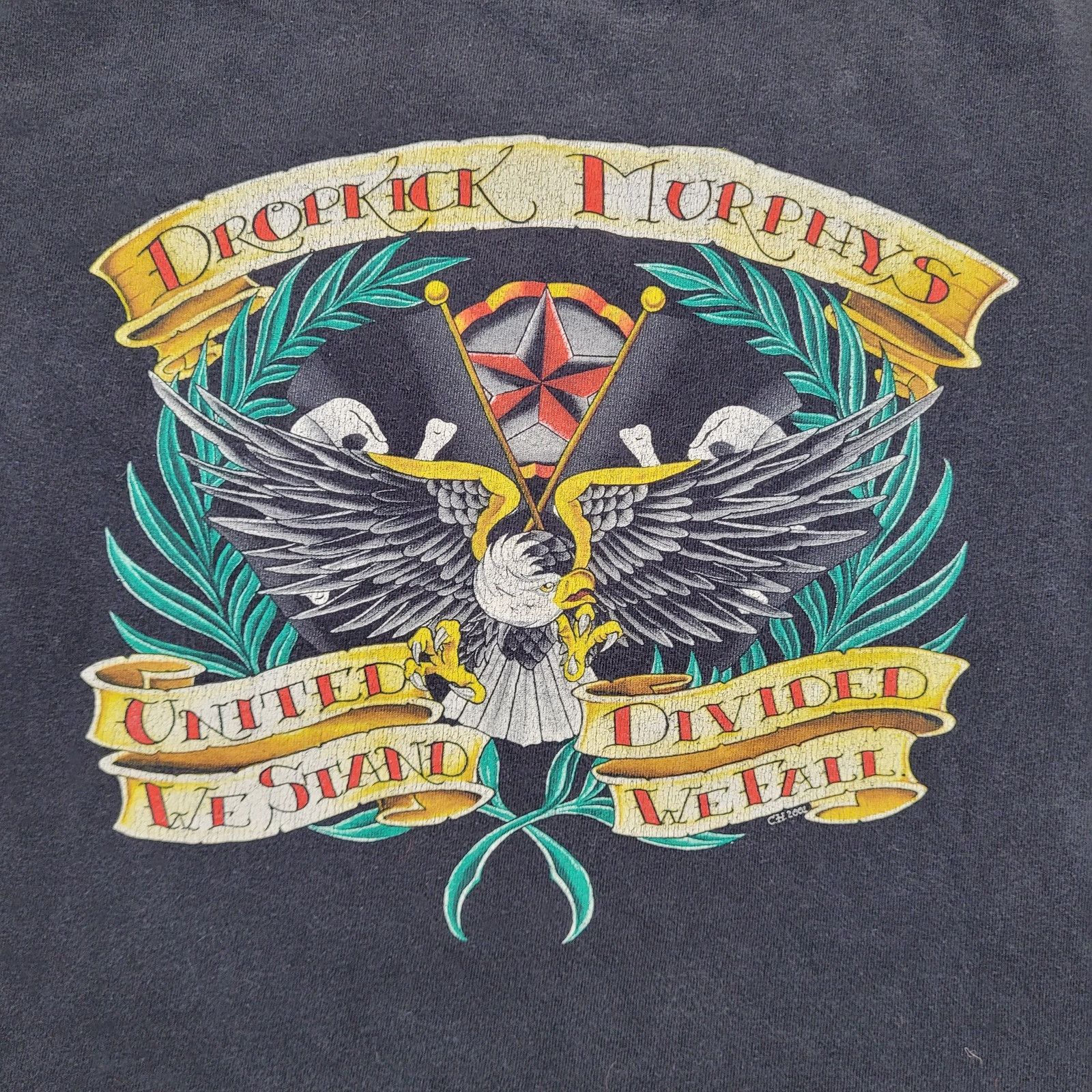 Vintage Vintage 2001 Eagle Shirt Large 22x25 Black Dropkick-Murphys Size US L / EU 52-54 / 3 - 10 Thumbnail