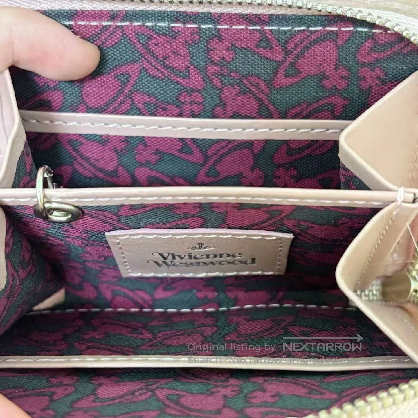 Vivienne Westwood Vivienne Westwood Pink Saturn Card Holder. Size ONE SIZE - 4 Thumbnail