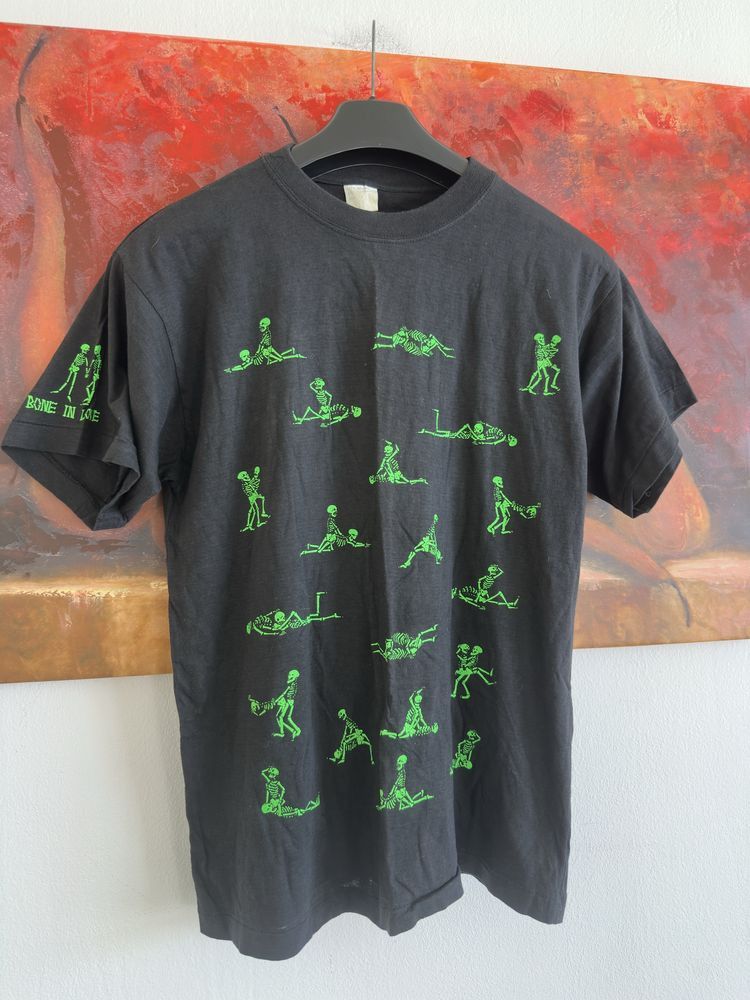 Vintage Bone In Love Vintage T-shirt Size US L / EU 52-54 / 3 - 2 Thumbnail