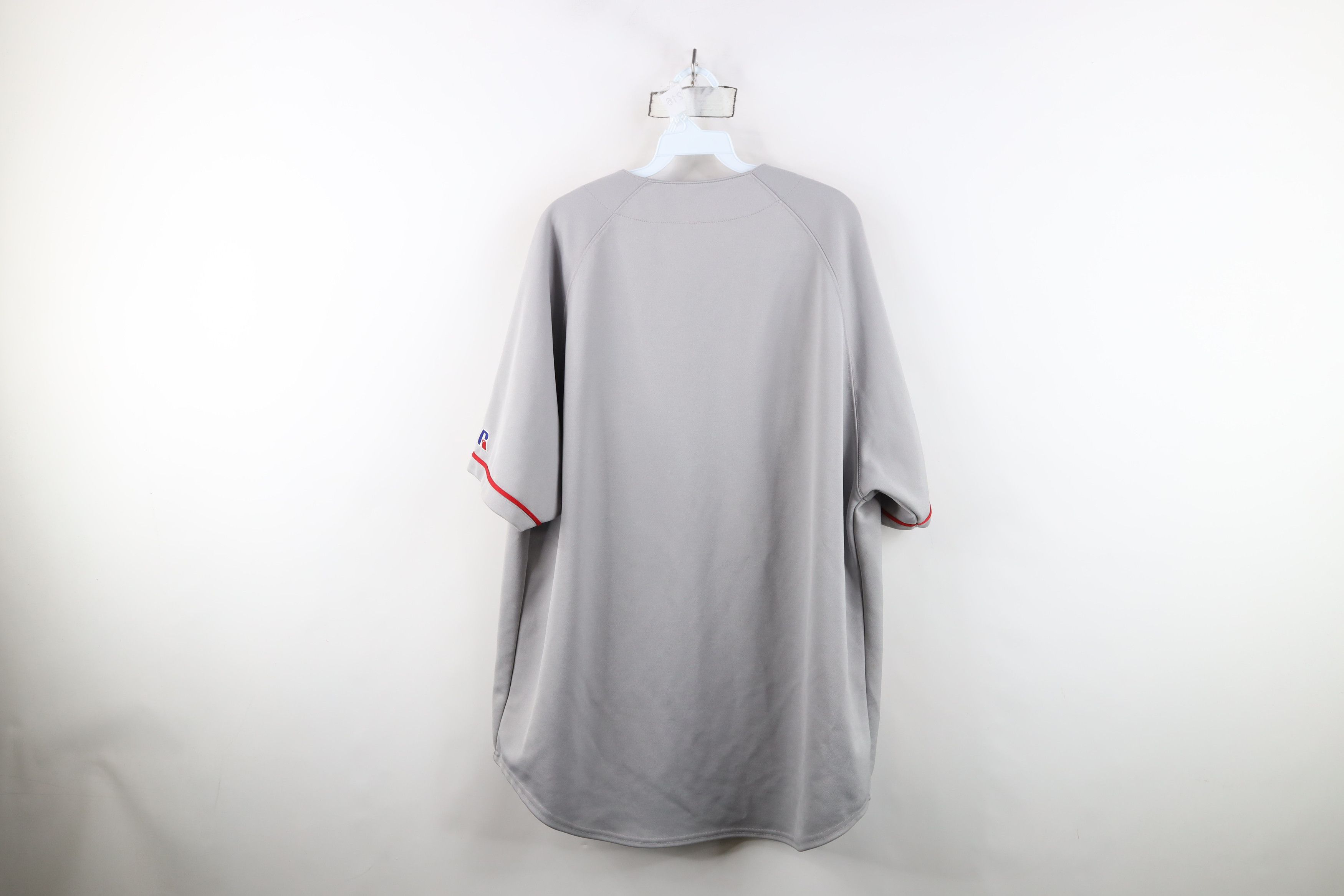 Russell Athletic Vintage 80s 90s Russell Athletic Baseball Jersey Gray Stitch Size US XXL / EU 58 / 5 - 11 Thumbnail