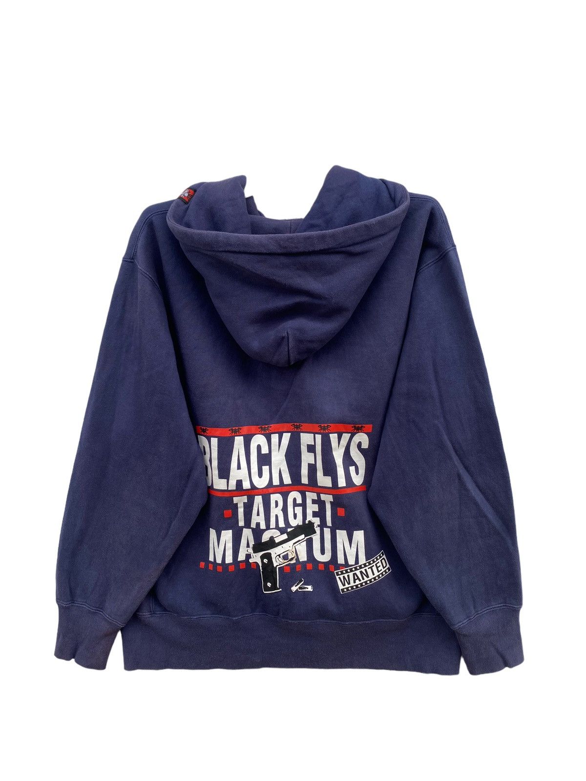 Designer Vintage Black Flys Skateboard Hoodie Sweater Size US M / EU 48-50 / 2 - 2 Thumbnail