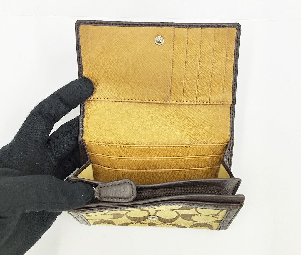 Coach COACH monogram bi-fold wallet Size ONE SIZE - 6 Thumbnail