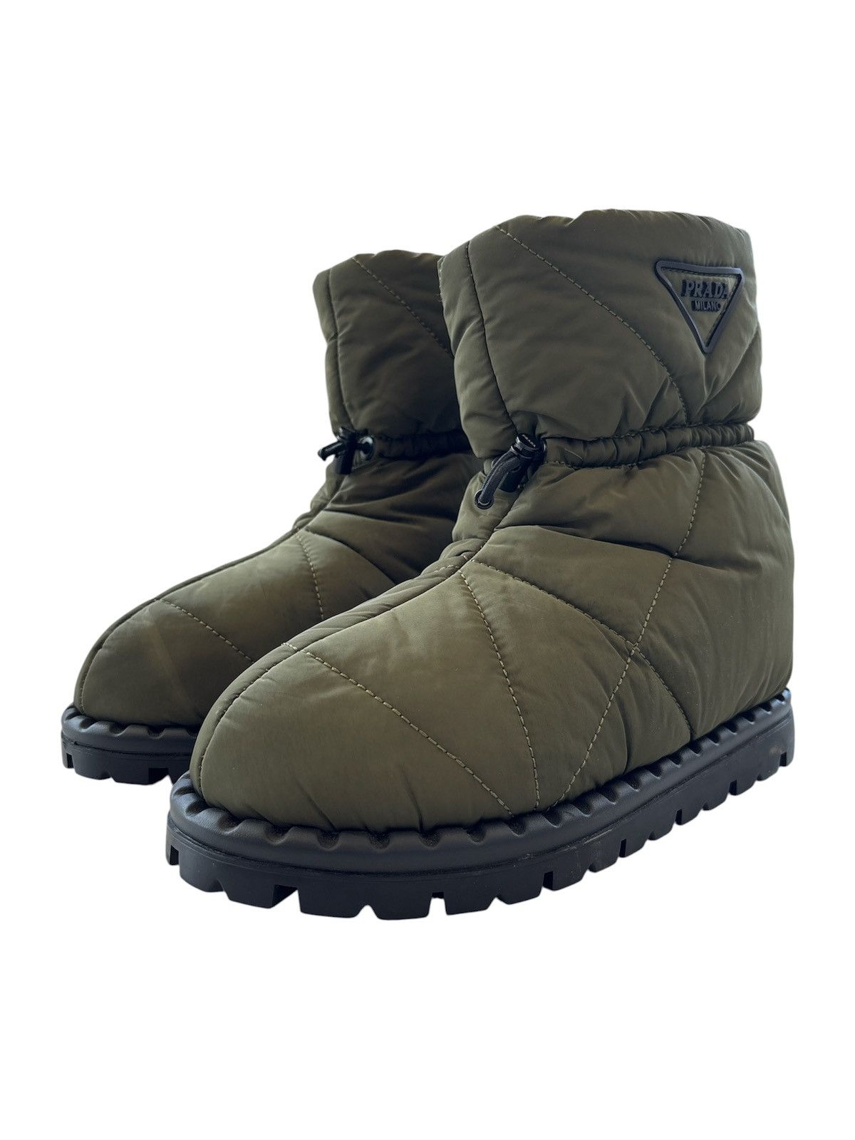 Prada Quilted Snow Boots Size US 7 / EU 40 - 2 Thumbnail