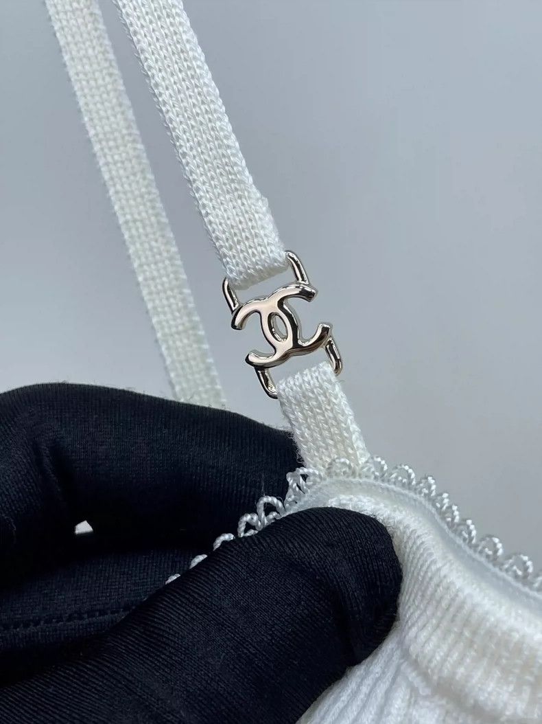 Chanel Chanel 24A knitted drawstring suspender vest 2504-Nextarrow Size XXS / US 00 / IT 34 - 4 Thumbnail