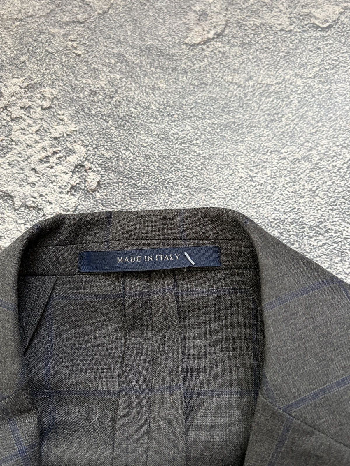 Boggi Boggi Milano x Reda Super 110s Grey Plaid Blazer 48 Size 38R - 4 Thumbnail